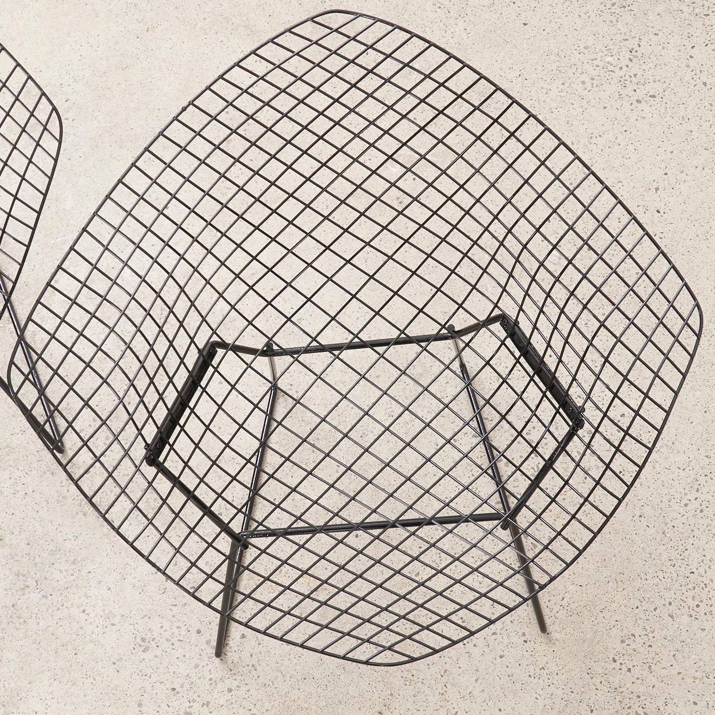 Pair of Vintage Bertoia Diamond Chairs for Knoll