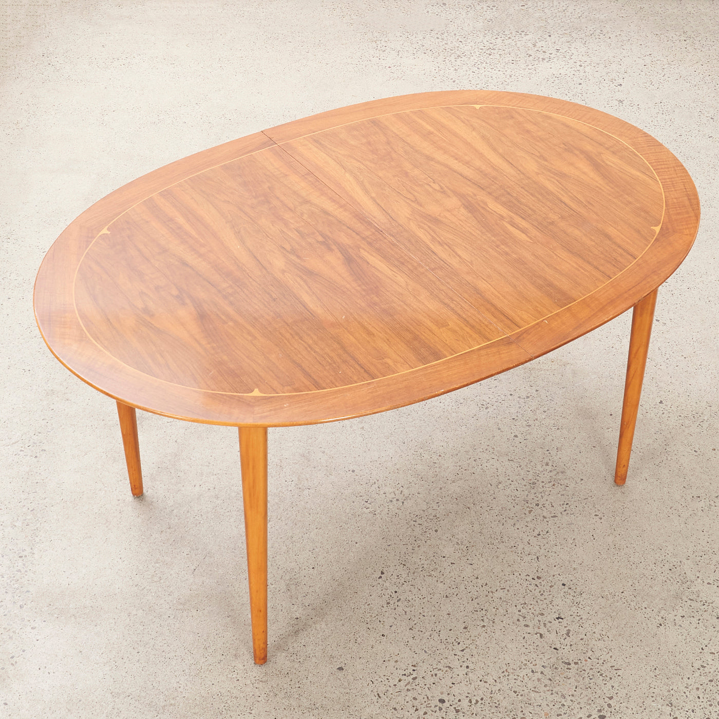 Oval Walnut Dining Table, Sweden