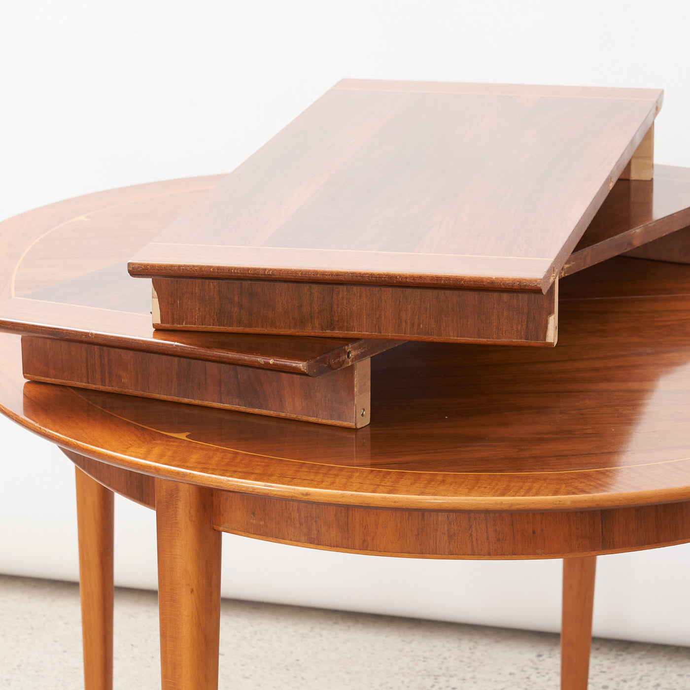 Oval Walnut Dining Table, Sweden