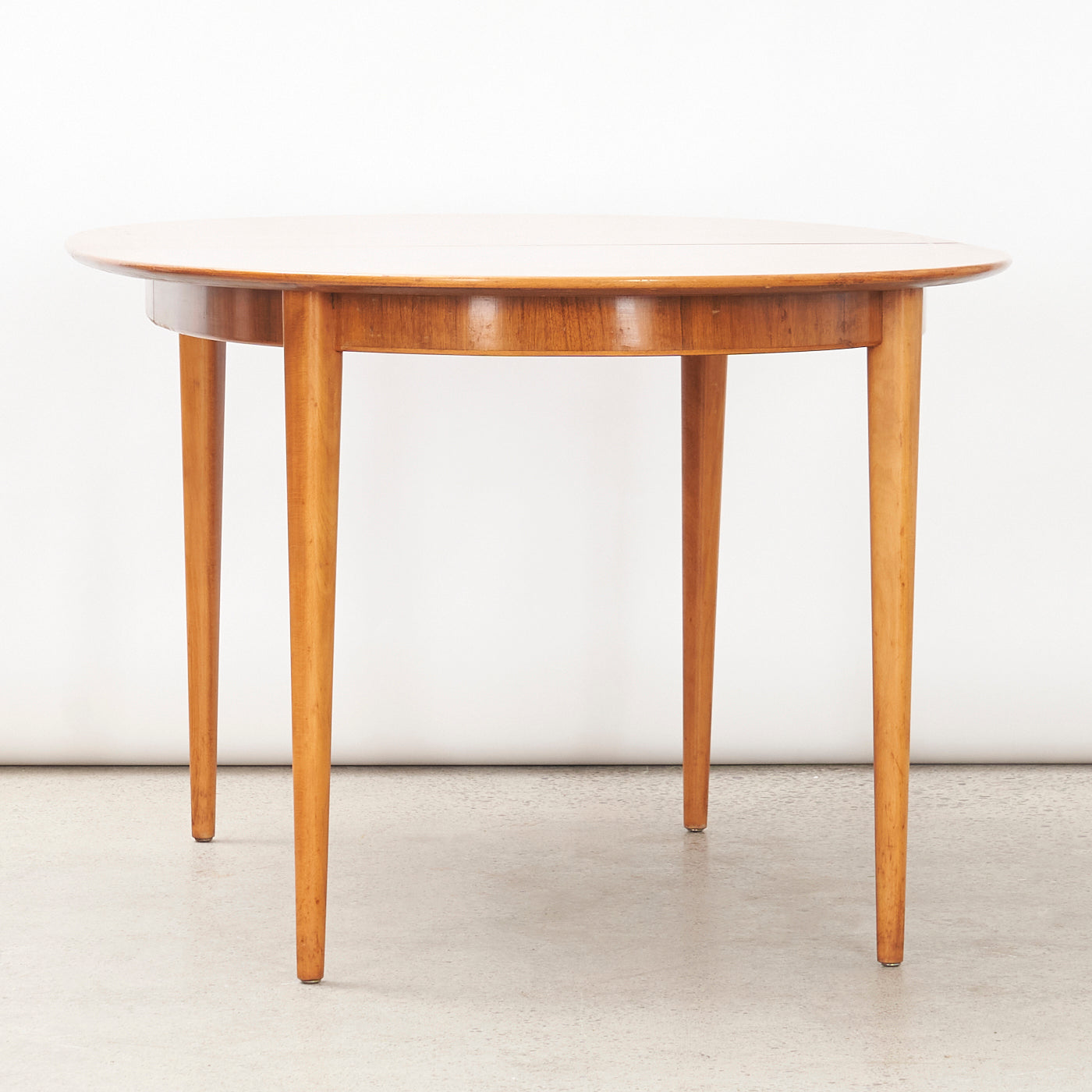 Oval Walnut Dining Table, Sweden