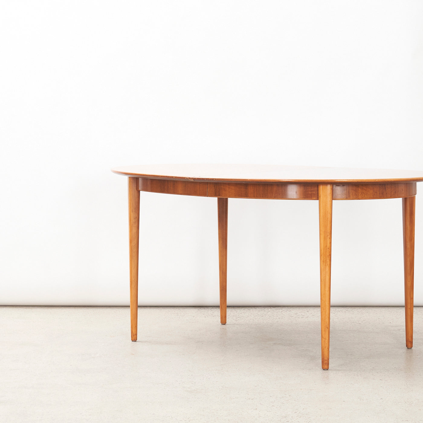 Oval Walnut Dining Table, Sweden