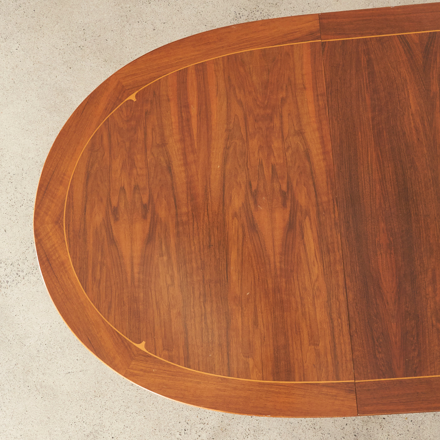 Oval Walnut Dining Table, Sweden