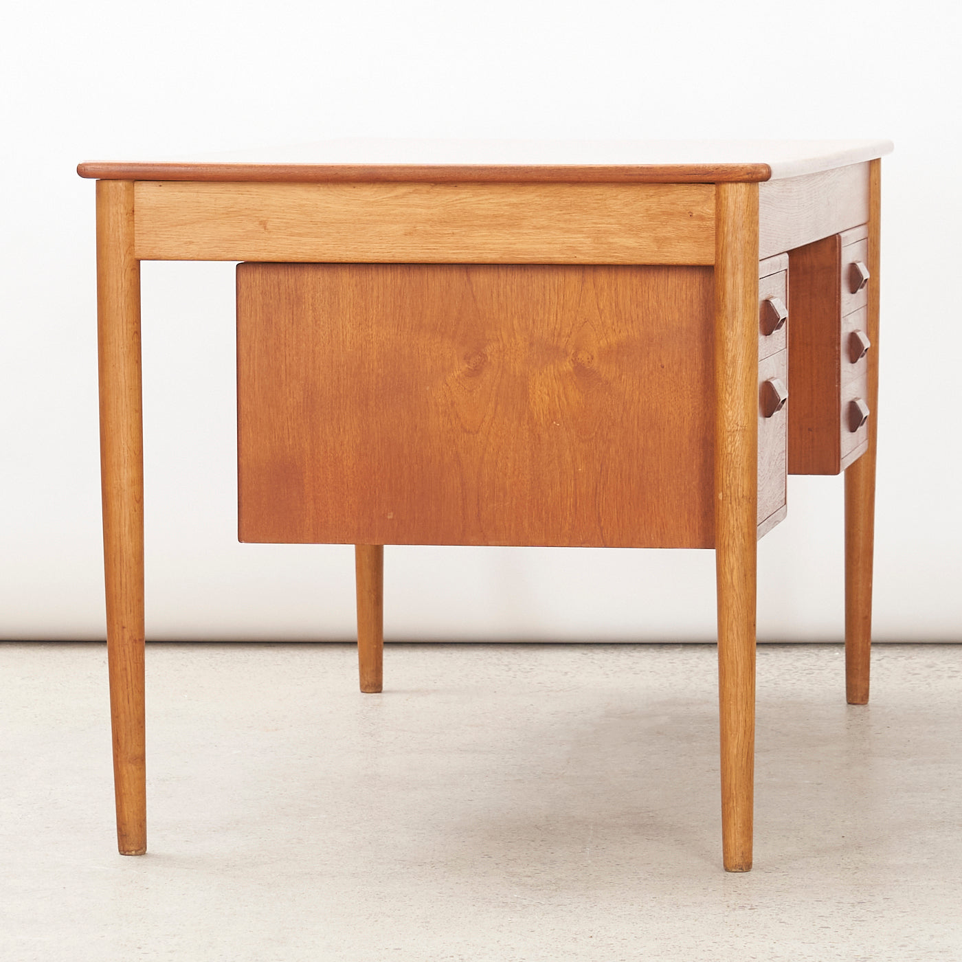 Teak & Oak Desk by Børge Mogensen for Søborg Møbler, Denmark
