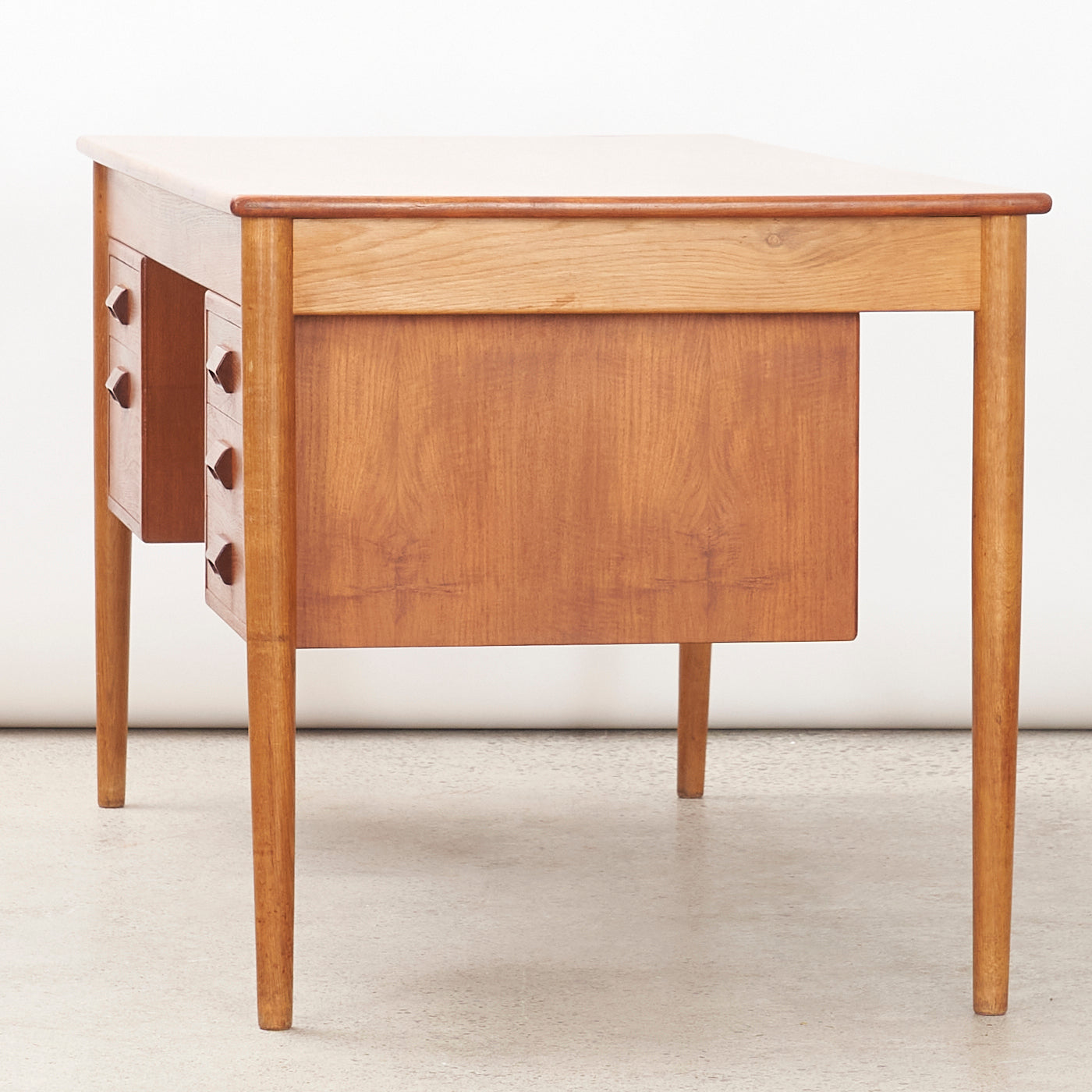 Teak & Oak Desk by Børge Mogensen for Søborg Møbler, Denmark
