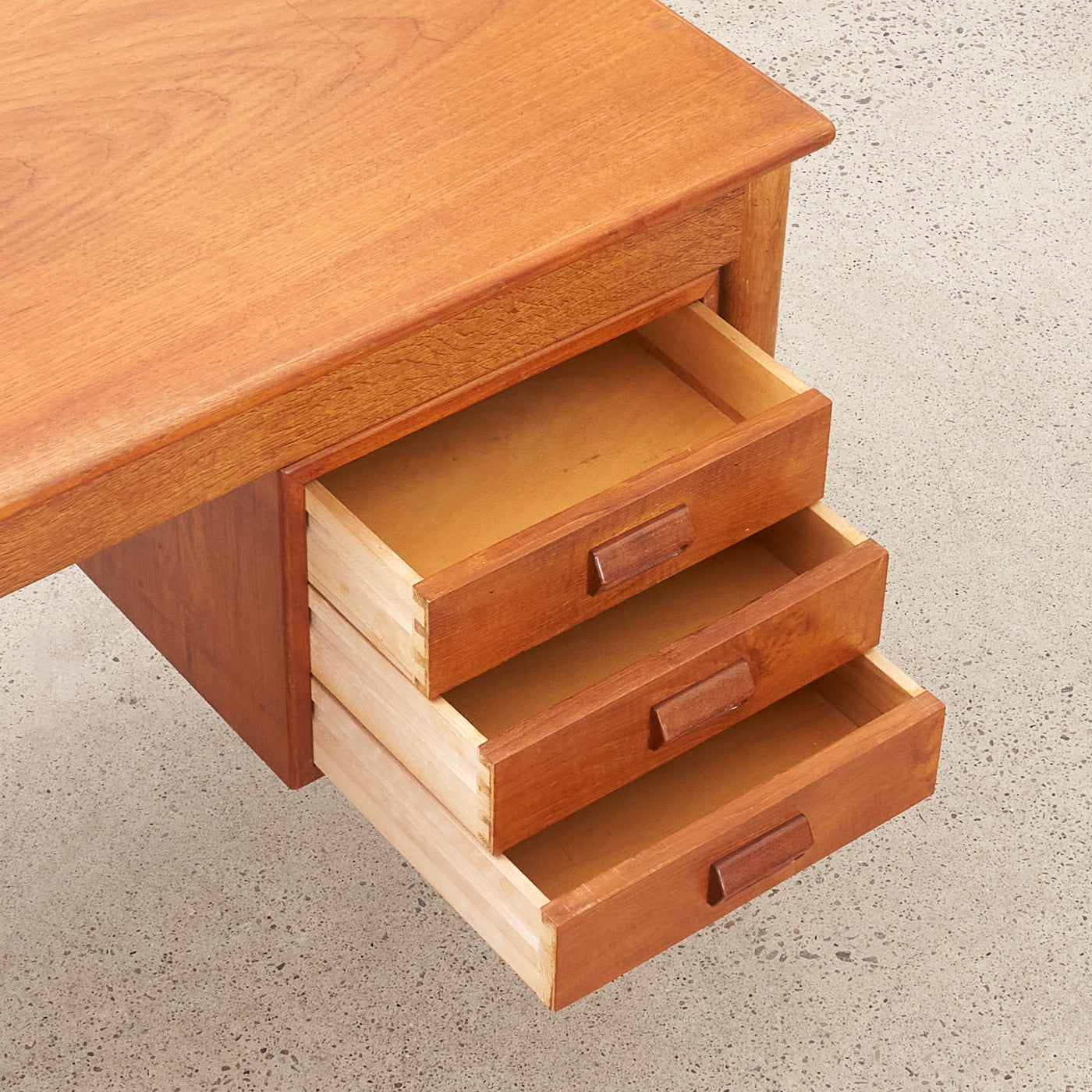 Teak & Oak Desk by Børge Mogensen for Søborg Møbler, Denmark