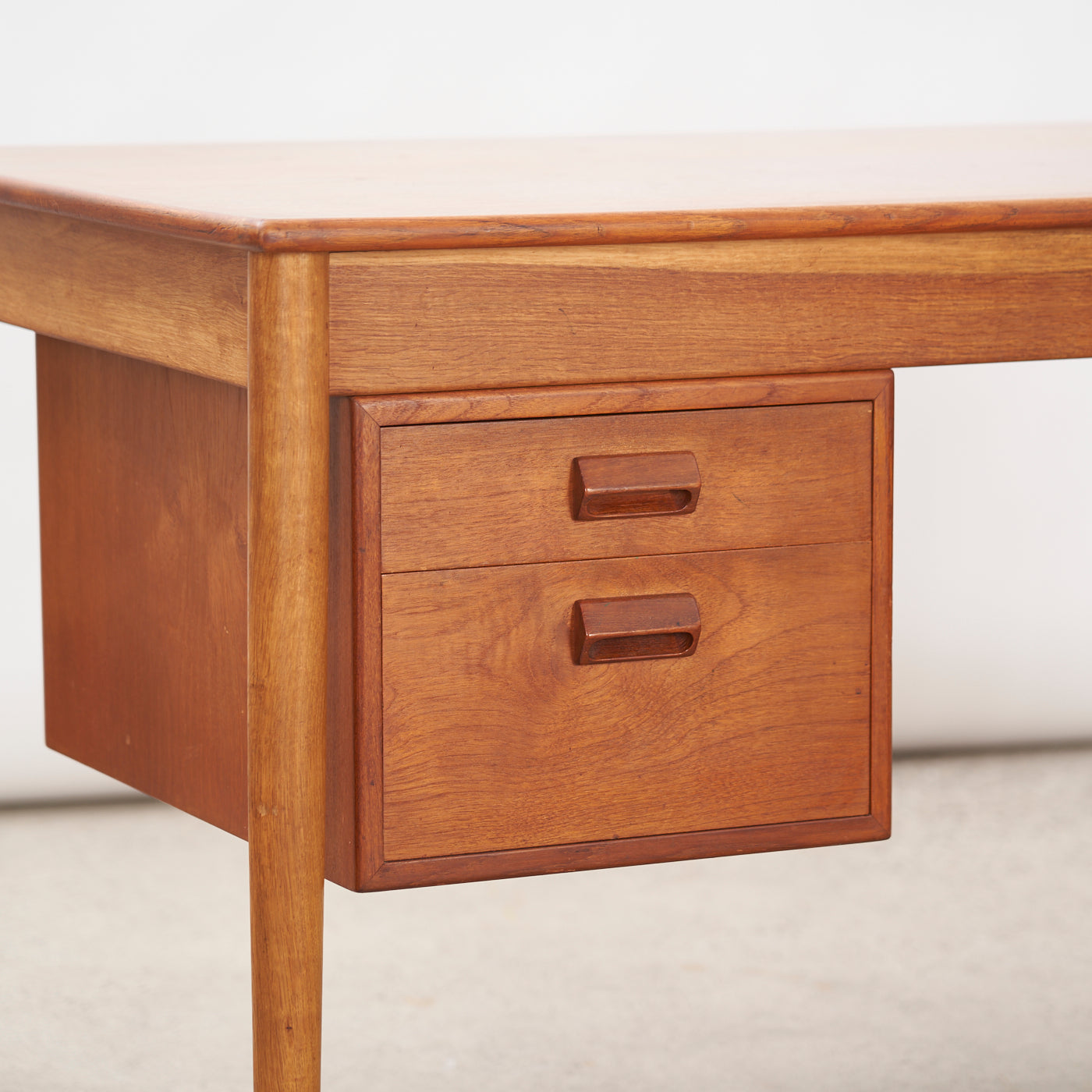 Teak & Oak Desk by Børge Mogensen for Søborg Møbler, Denmark