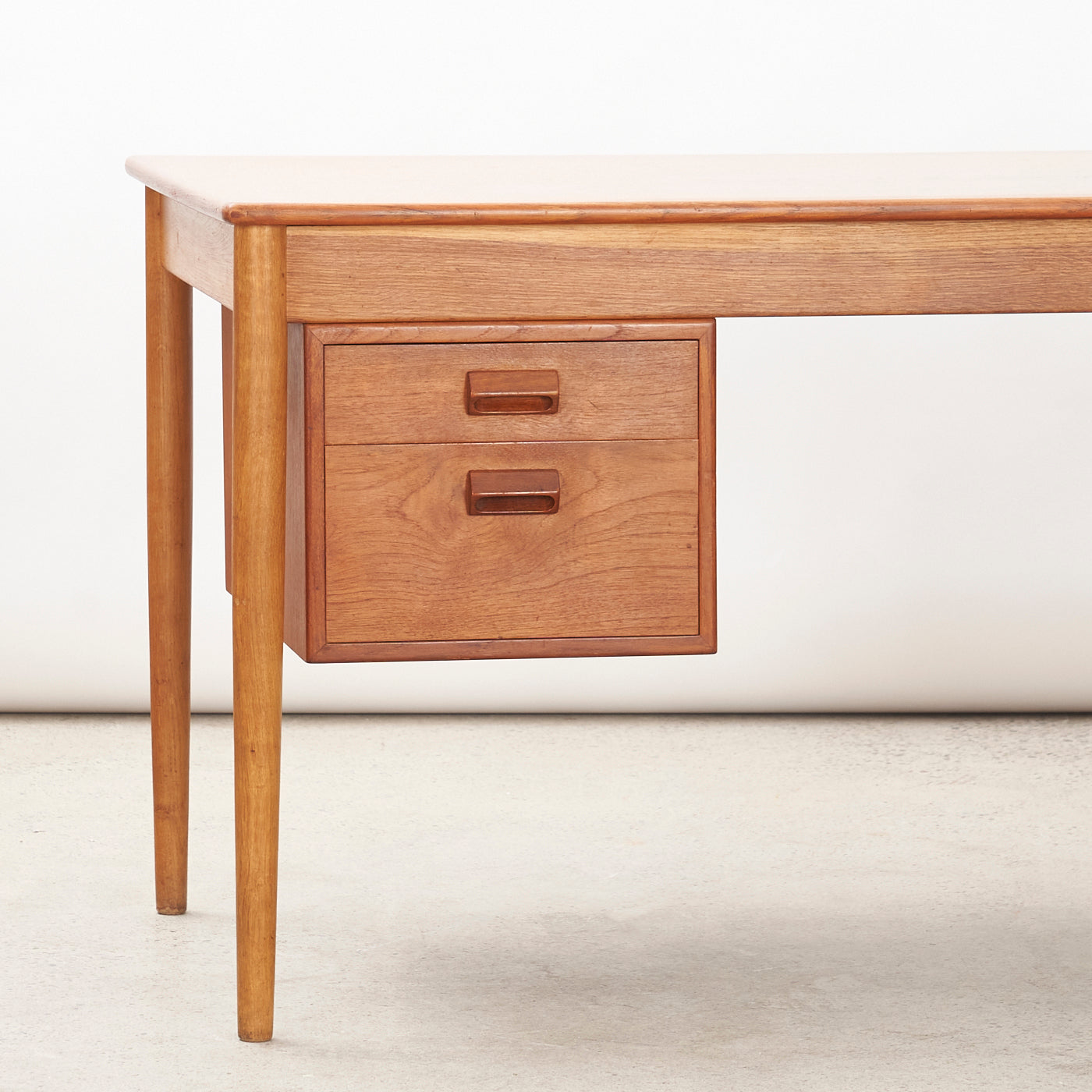 Teak & Oak Desk by Børge Mogensen for Søborg Møbler, Denmark