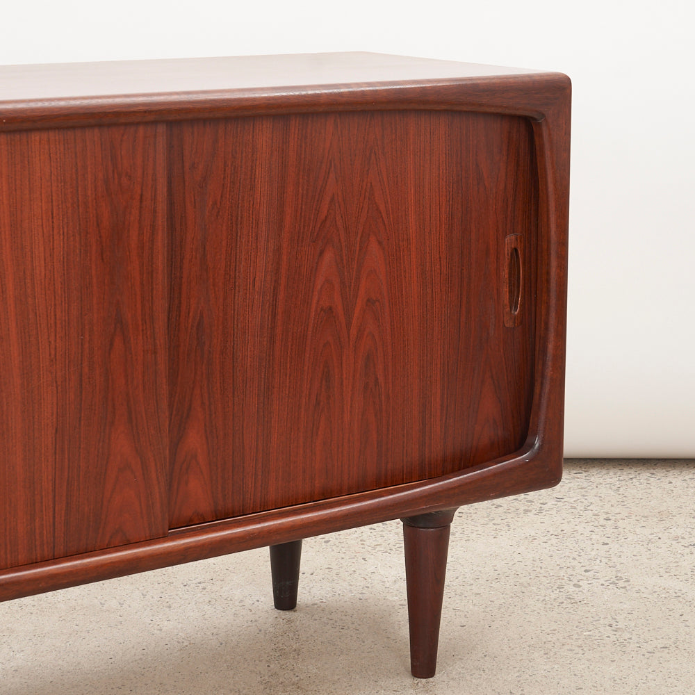 Compact Rosewood Sideboard by H.P. Hansen, Denmark