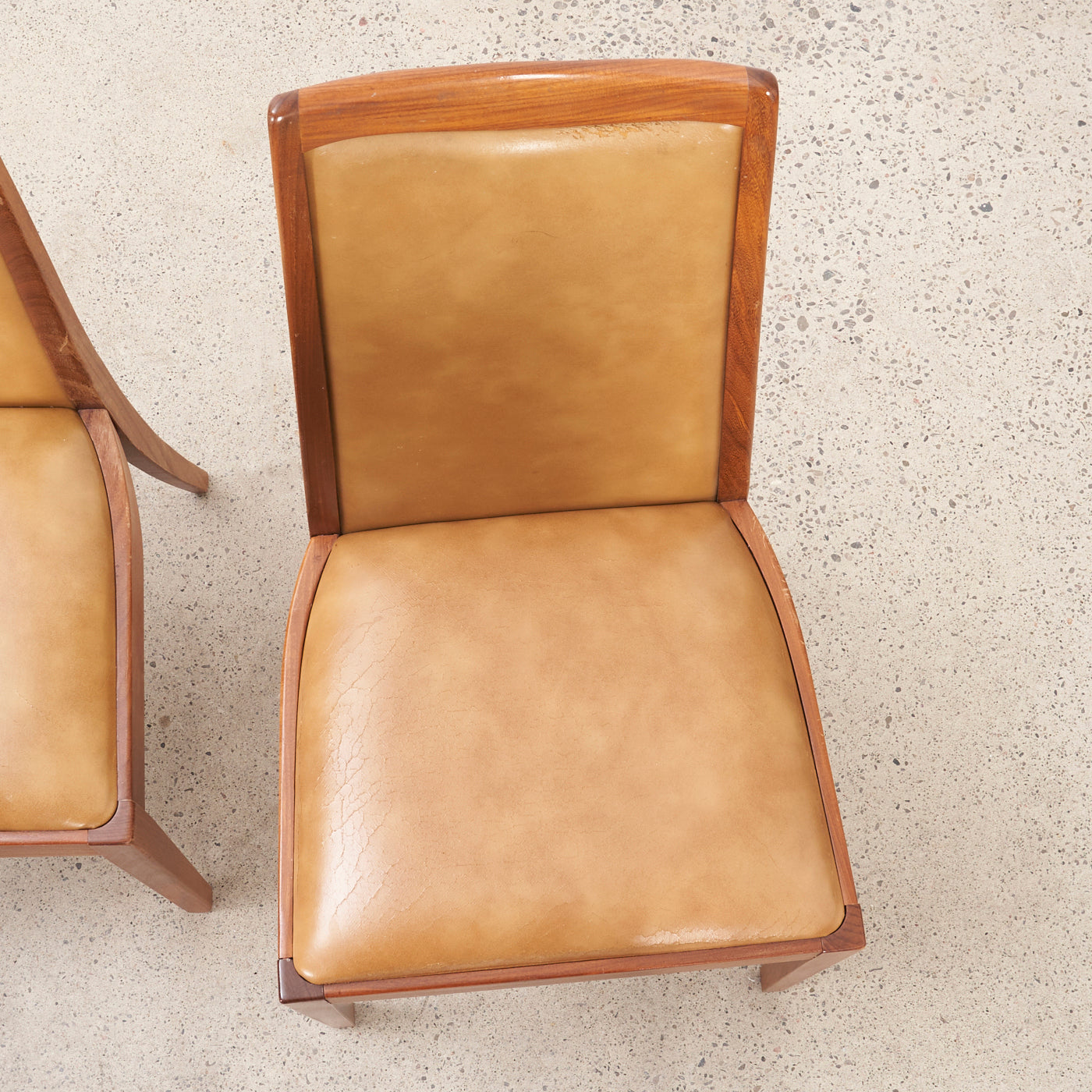 Set of 6 Teak and Vinyl Chair by G Plan, England
