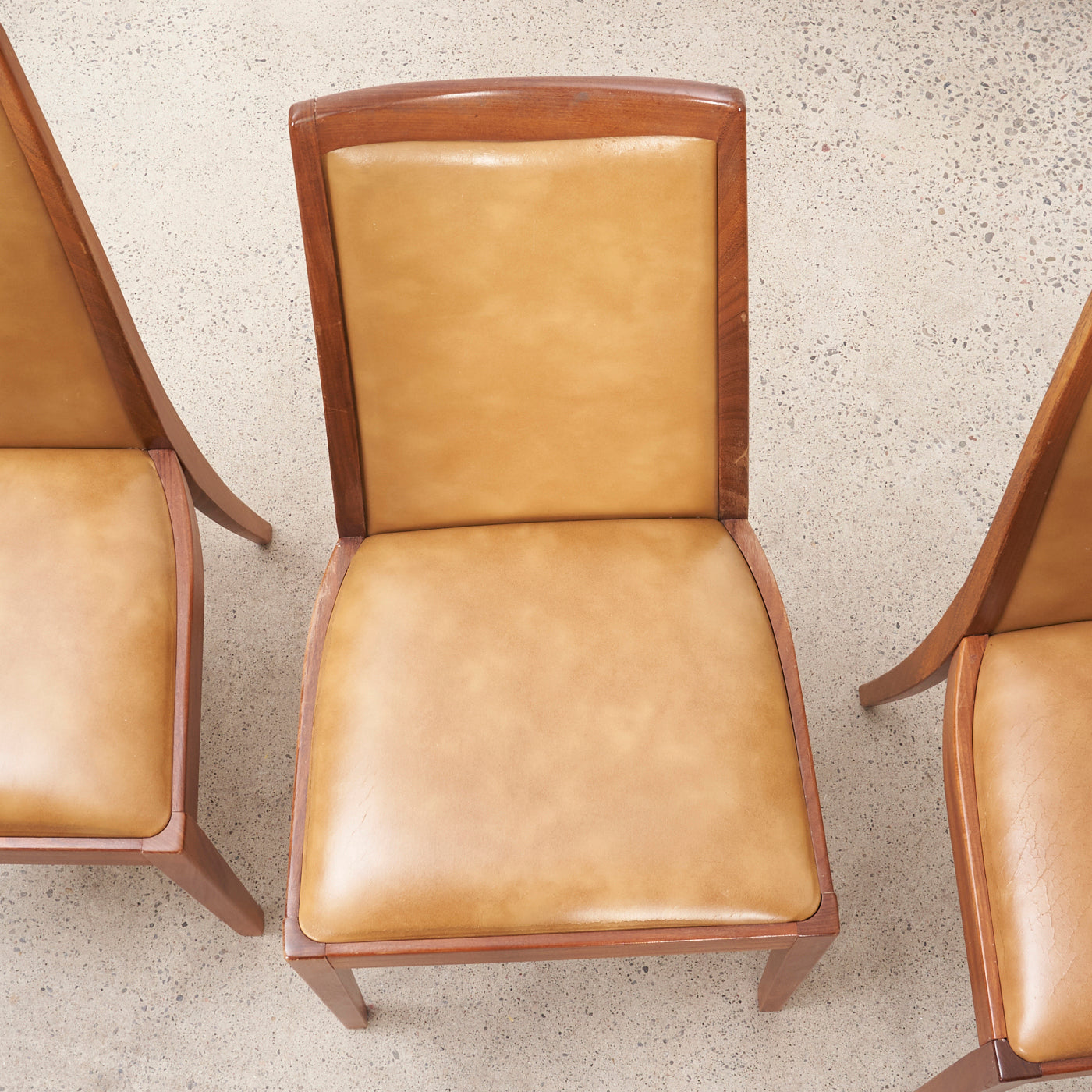 Set of 6 Teak and Vinyl Chair by G Plan, England