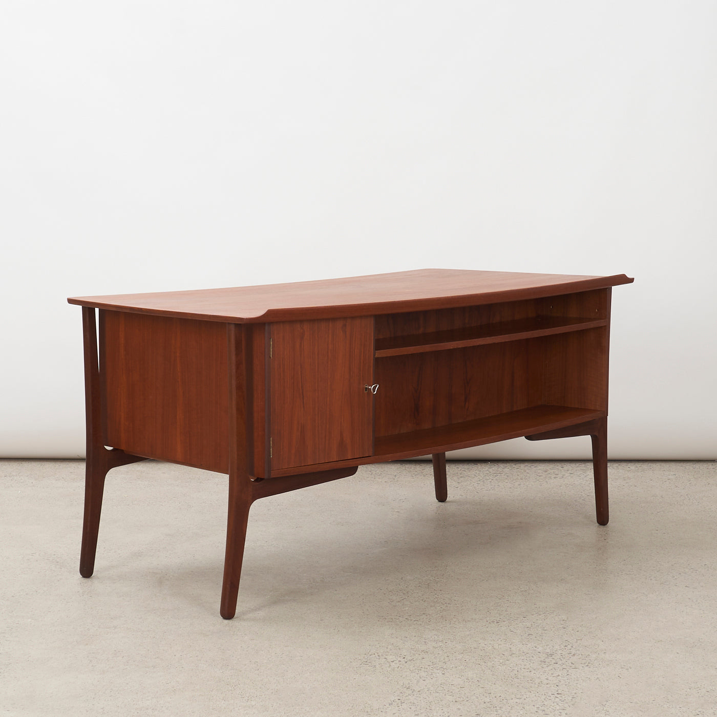 Teak Desk by Svend Åage Madsen for H.P. Hansen Møbelindustri, Denmark