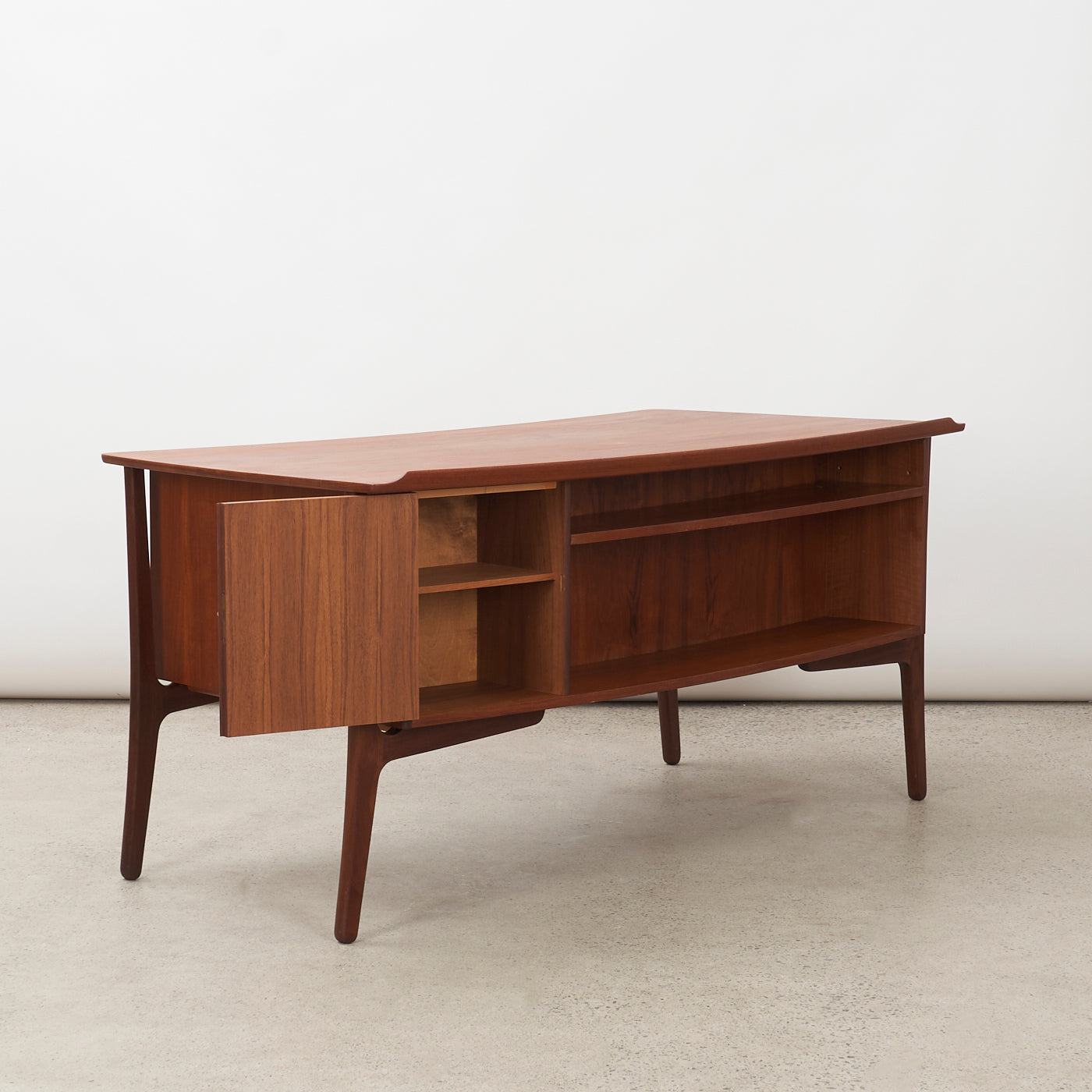 Teak Desk by Svend Åage Madsen for H.P. Hansen Møbelindustri, Denmark