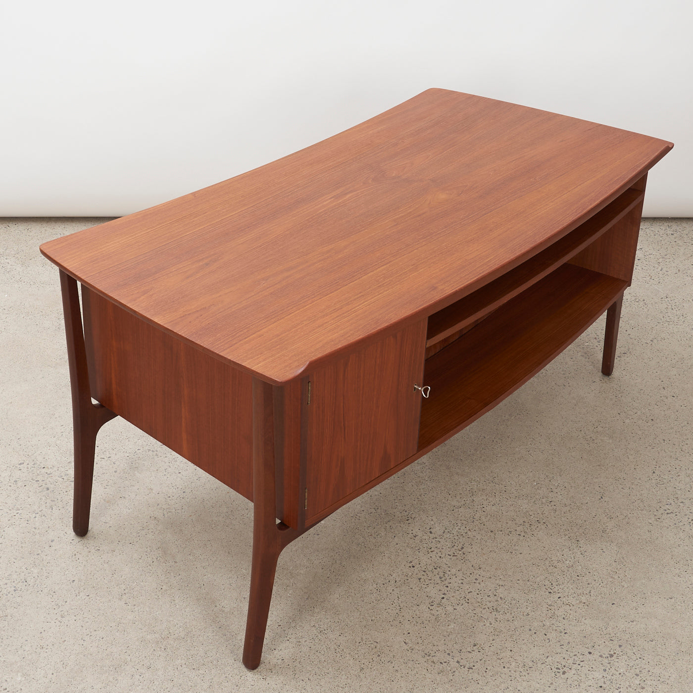 Teak Desk by Svend Åage Madsen for H.P. Hansen Møbelindustri, Denmark