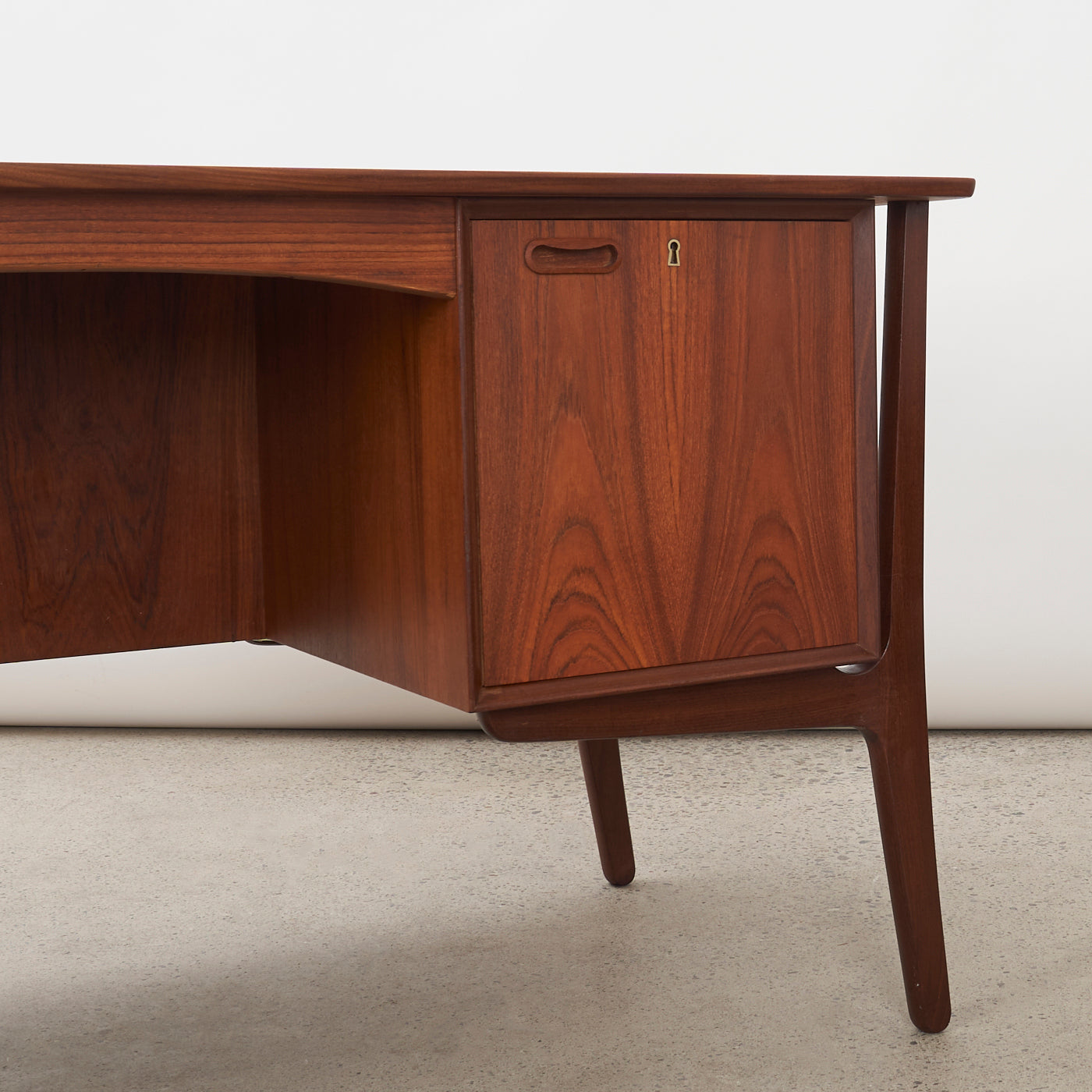 Teak Desk by Svend Åage Madsen for H.P. Hansen Møbelindustri, Denmark