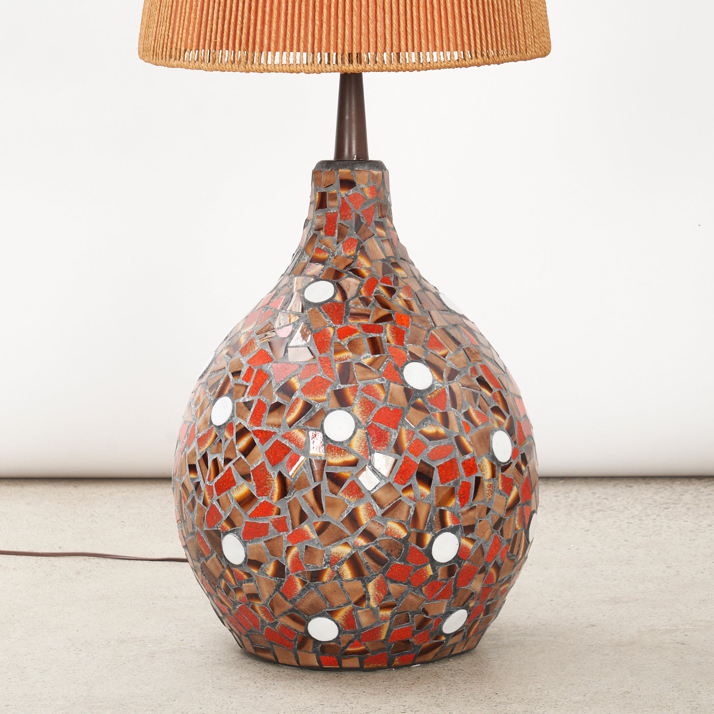 Large Ceramic Floor Lamp by Maurice Chalvignac