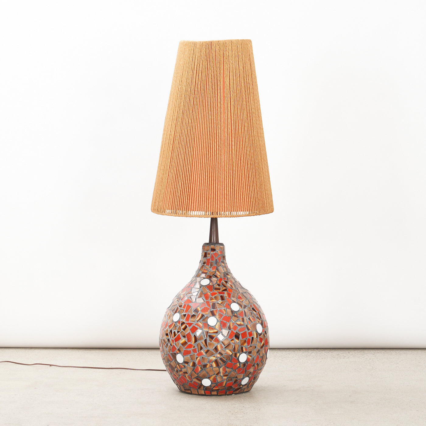 Large Ceramic Floor Lamp by Maurice Chalvignac
