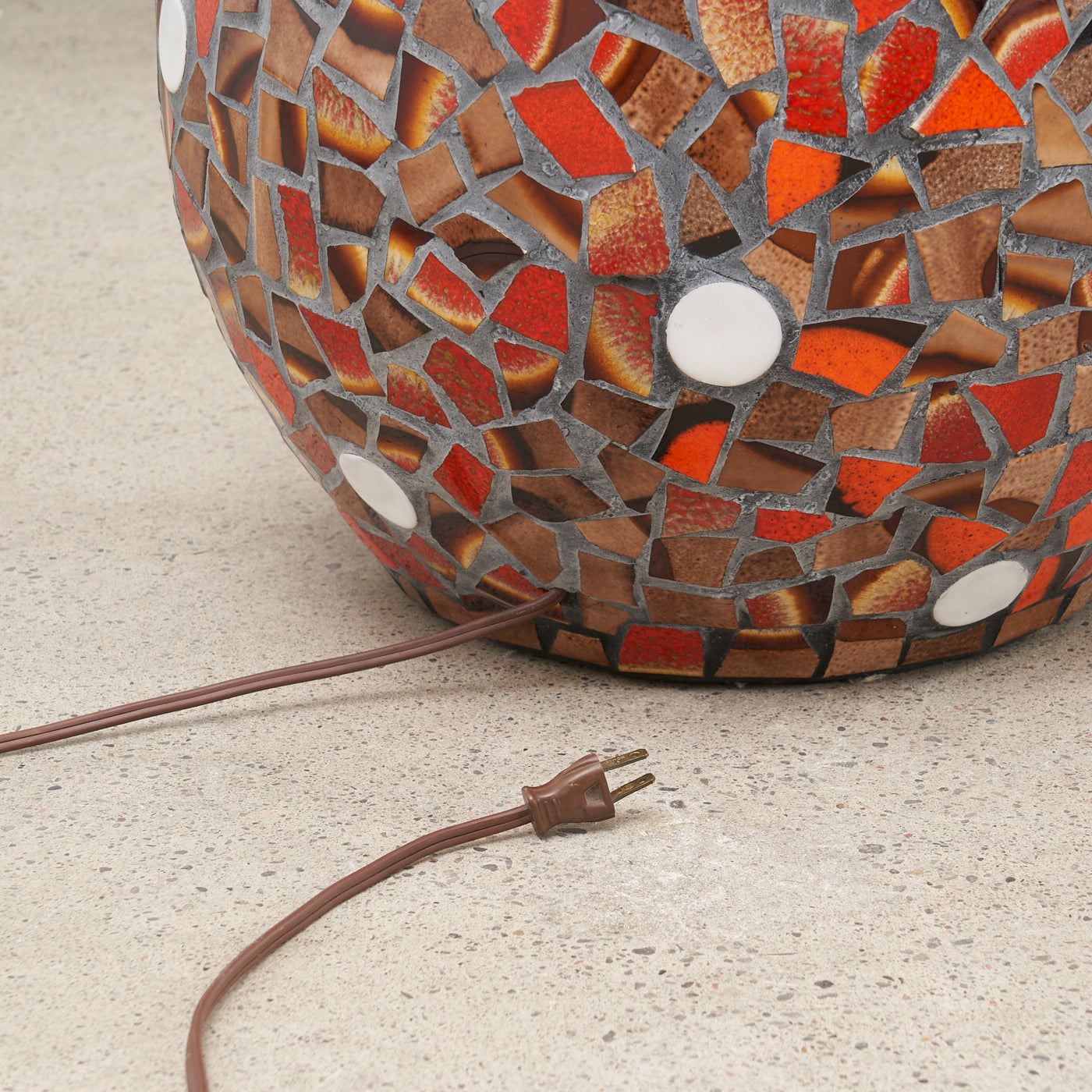 Large Ceramic Floor Lamp by Maurice Chalvignac