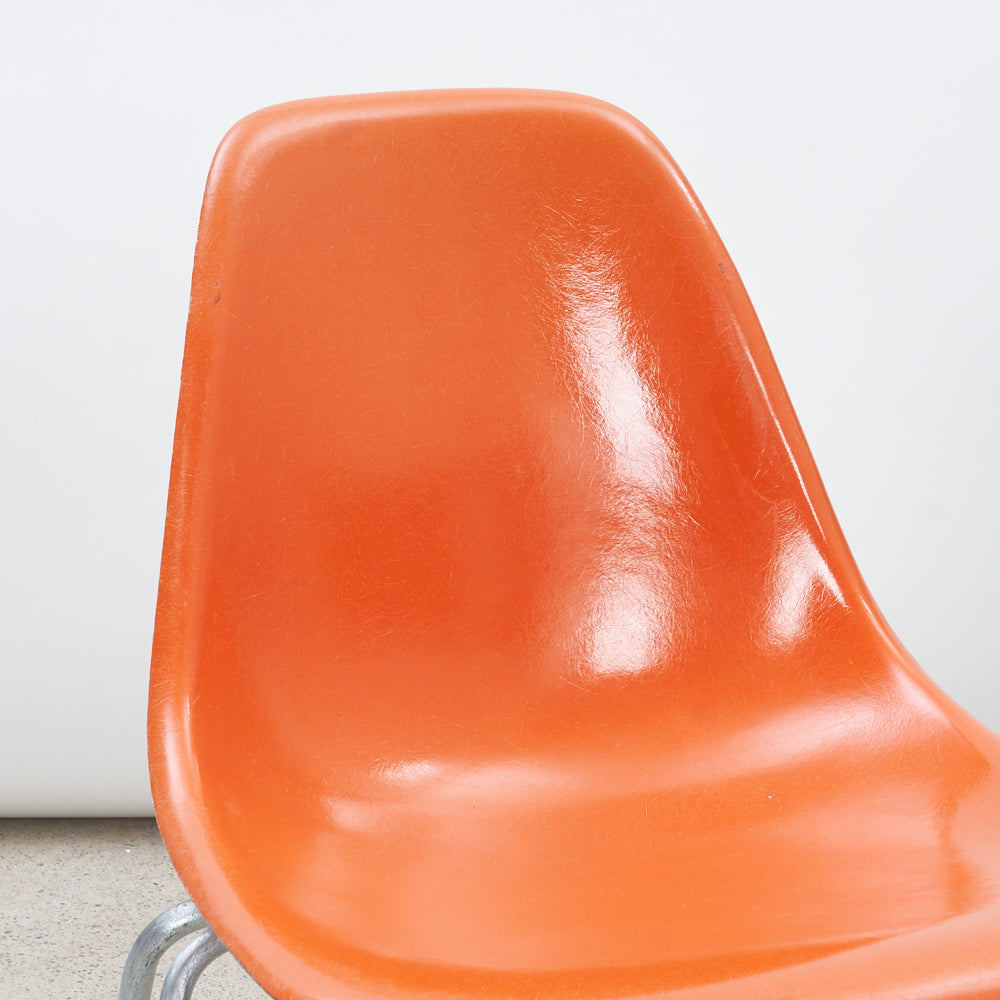 Eames Molded Fiberglass Stacking Chair for Herman Miller