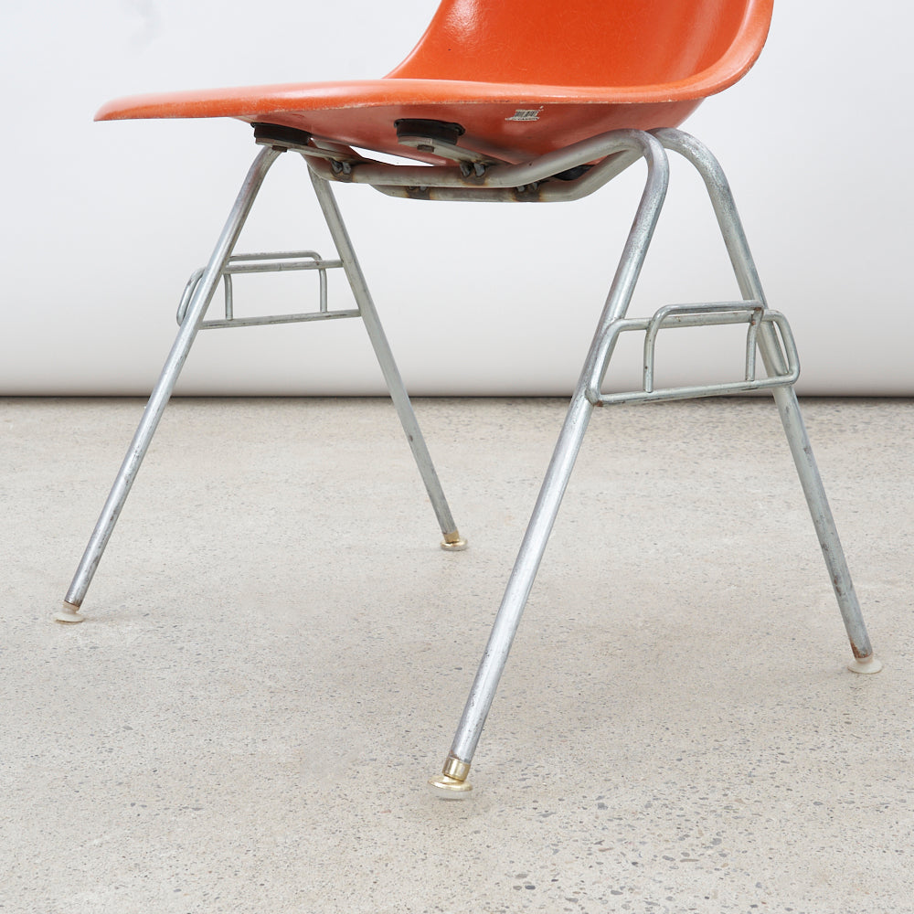 Eames Molded Fiberglass Stacking Chair for Herman Miller