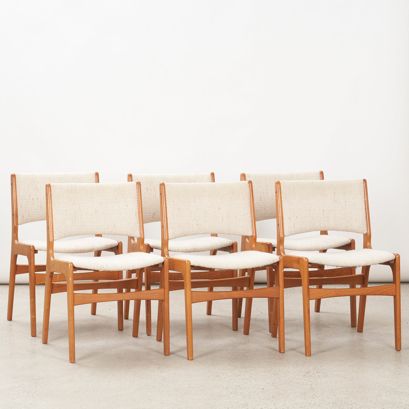 Set of 6 Teak Dining Chairs