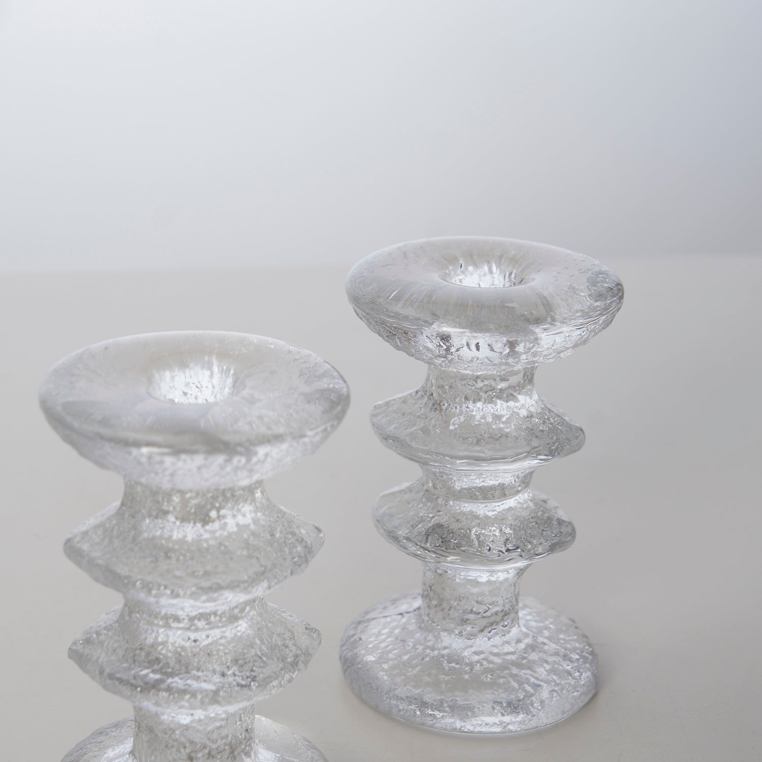 Pair of 'Festivo' Candle Holders by Timo Sarpeneva for Iittala, Finland