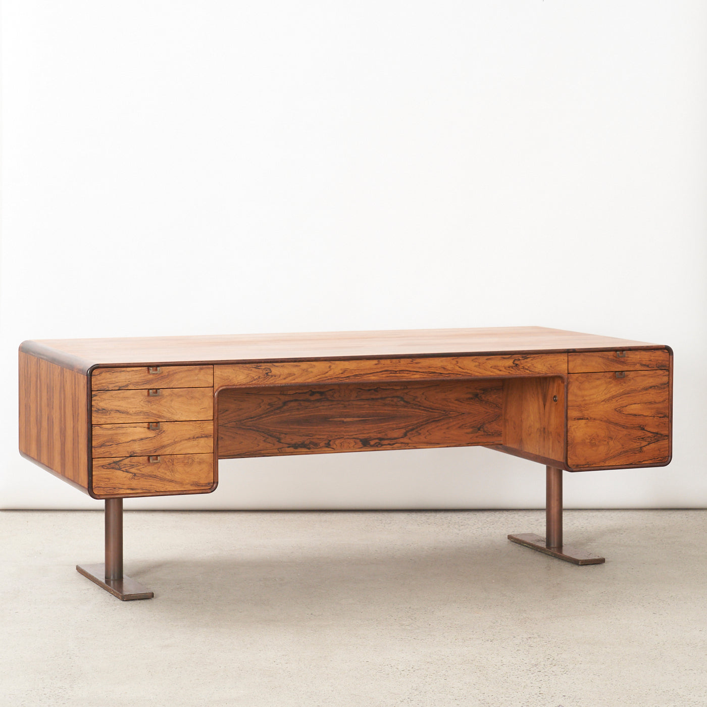 Rosewood Executive Desk by Leif Jacobsen