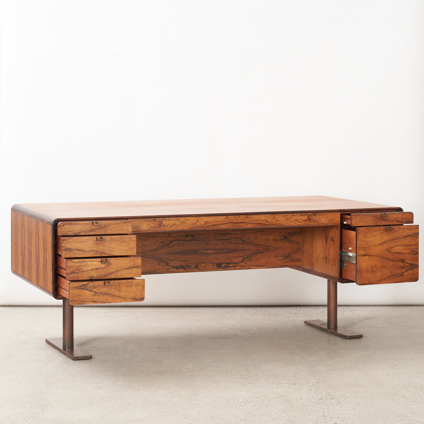 Rosewood Executive Desk by Leif Jacobsen