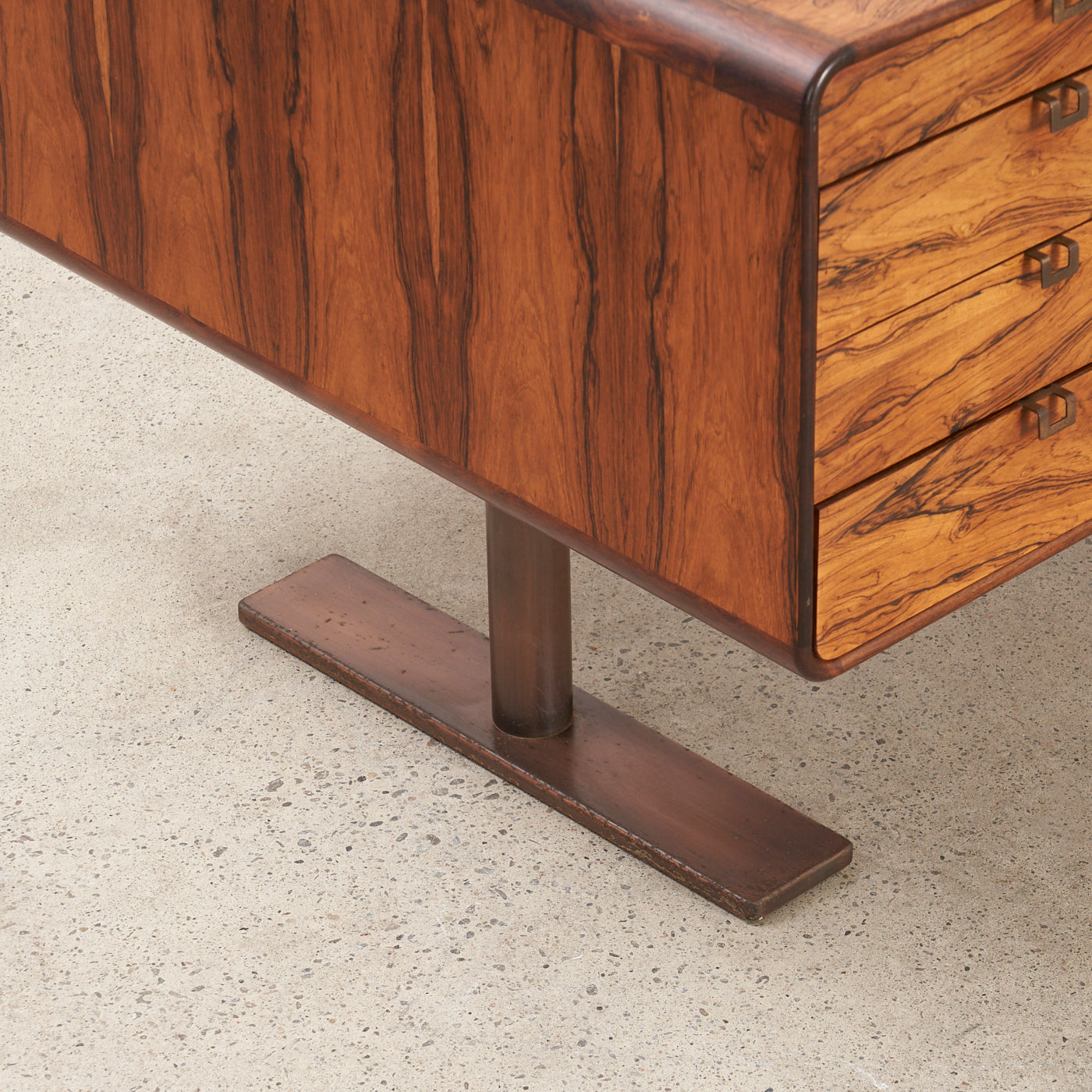 Rosewood Executive Desk by Leif Jacobsen