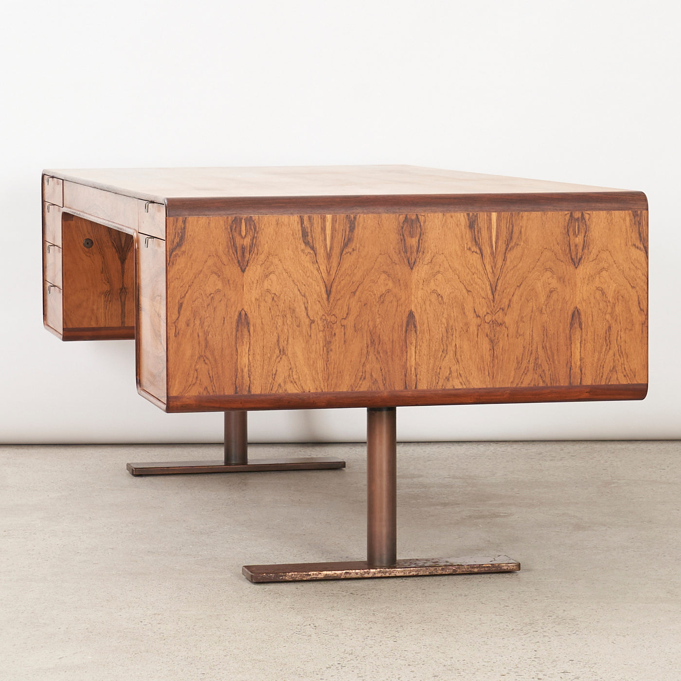 Rosewood Executive Desk by Leif Jacobsen