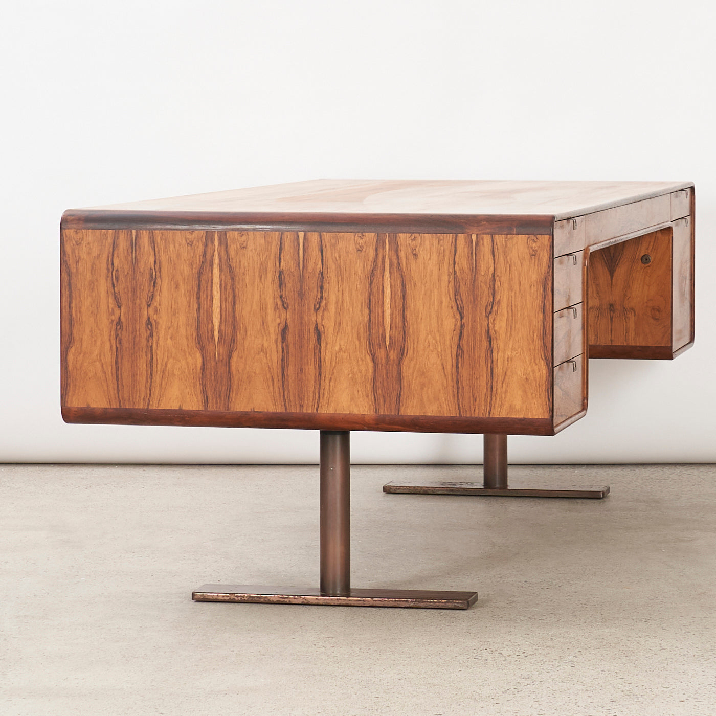 Rosewood Executive Desk by Leif Jacobsen