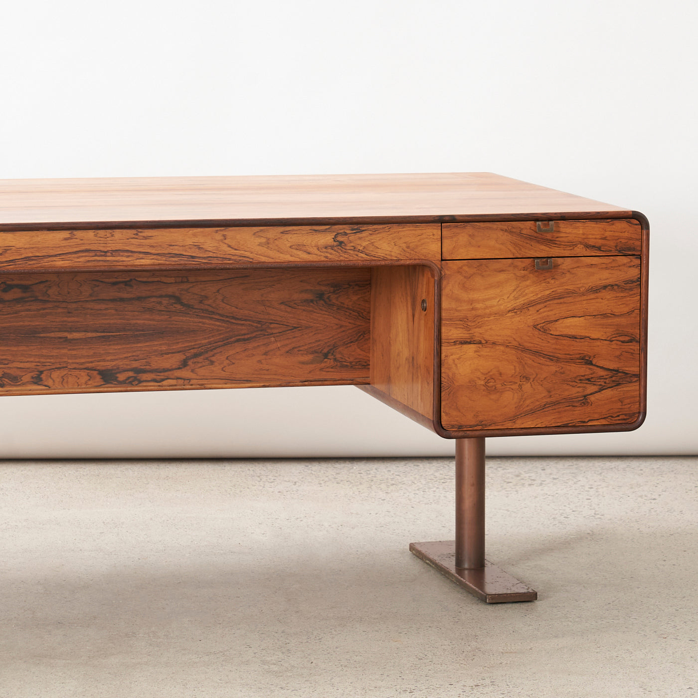 Rosewood Executive Desk by Leif Jacobsen