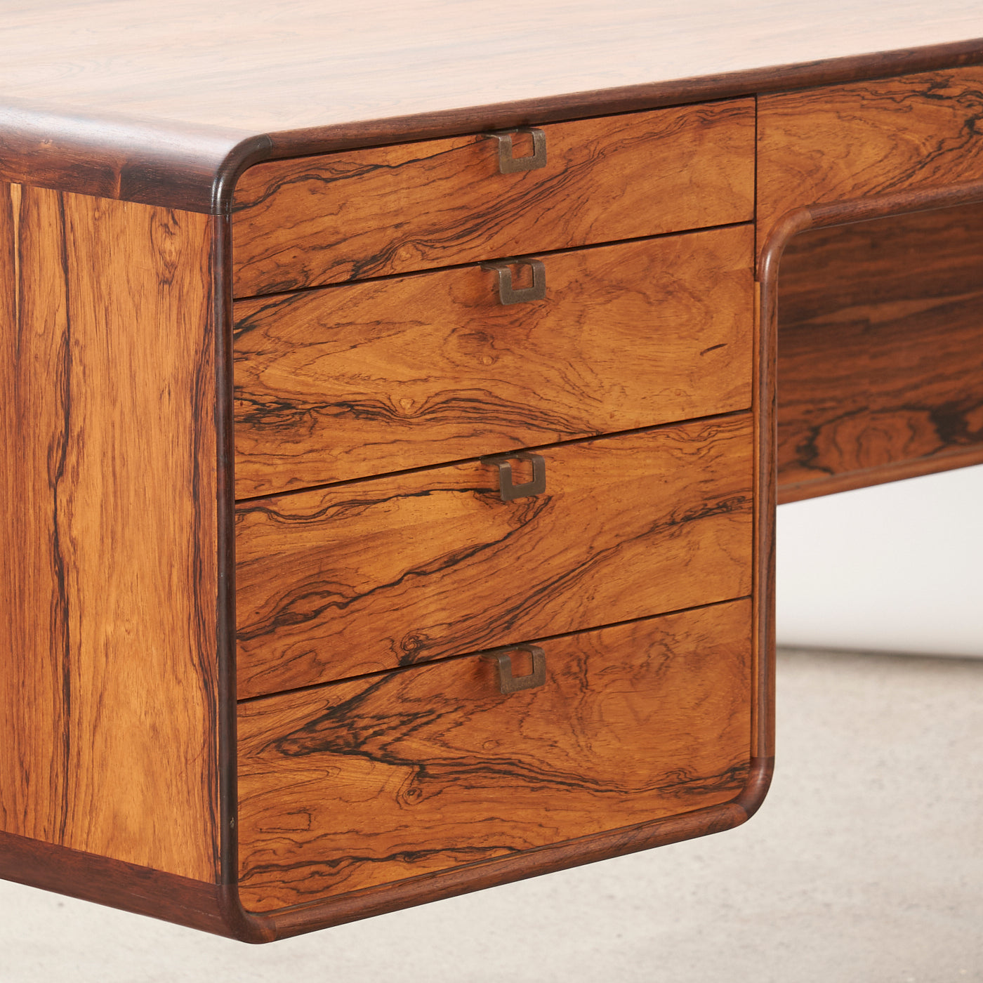 Rosewood Executive Desk by Leif Jacobsen