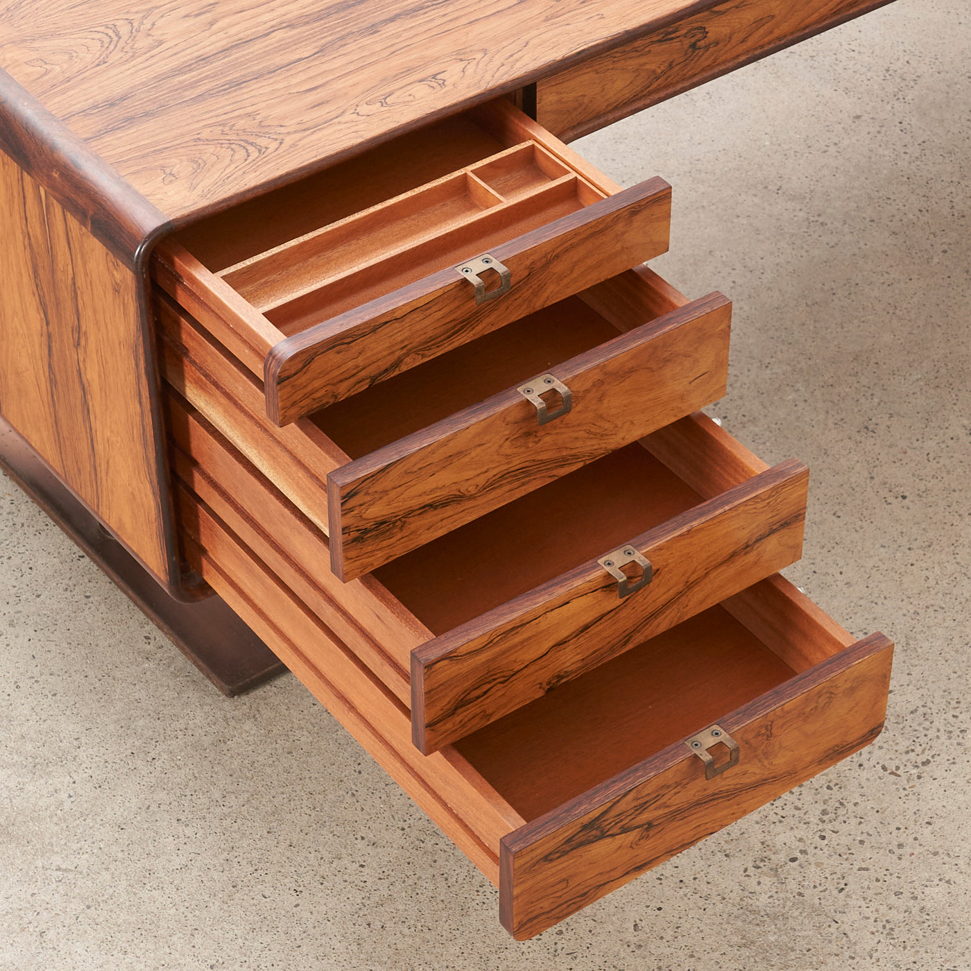 Rosewood Executive Desk by Leif Jacobsen