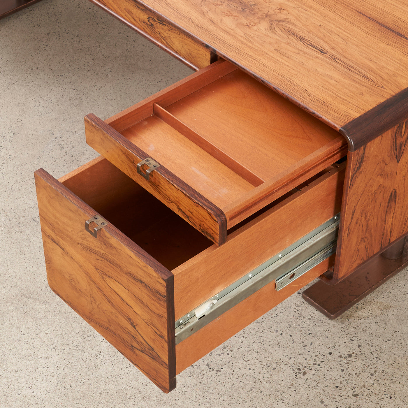 Rosewood Executive Desk by Leif Jacobsen