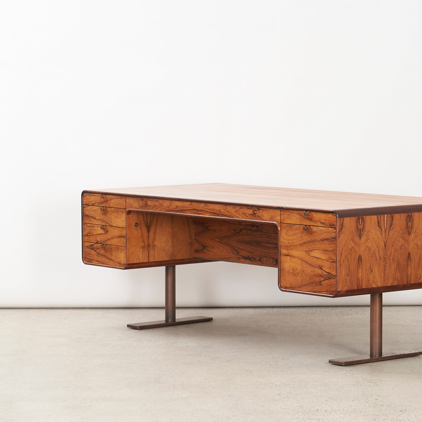 Rosewood Executive Desk by Leif Jacobsen