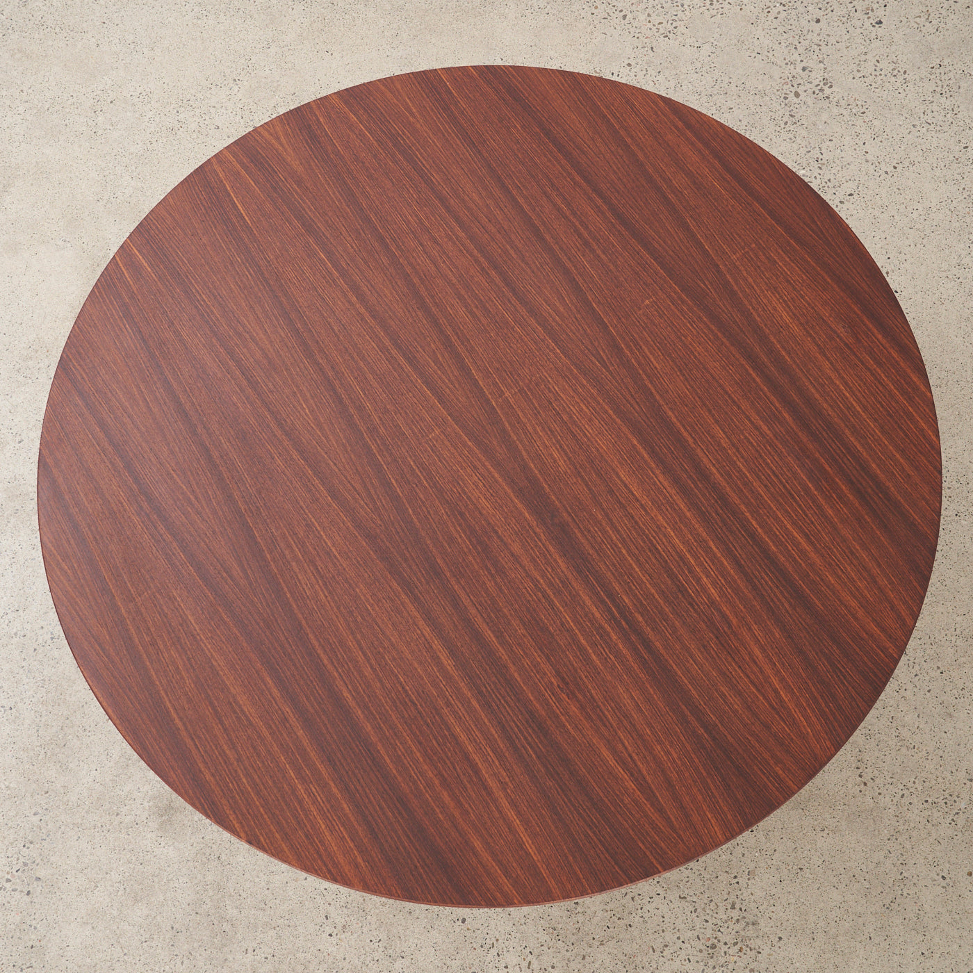 Round Mahogany Dining Table by Cassina, Italy