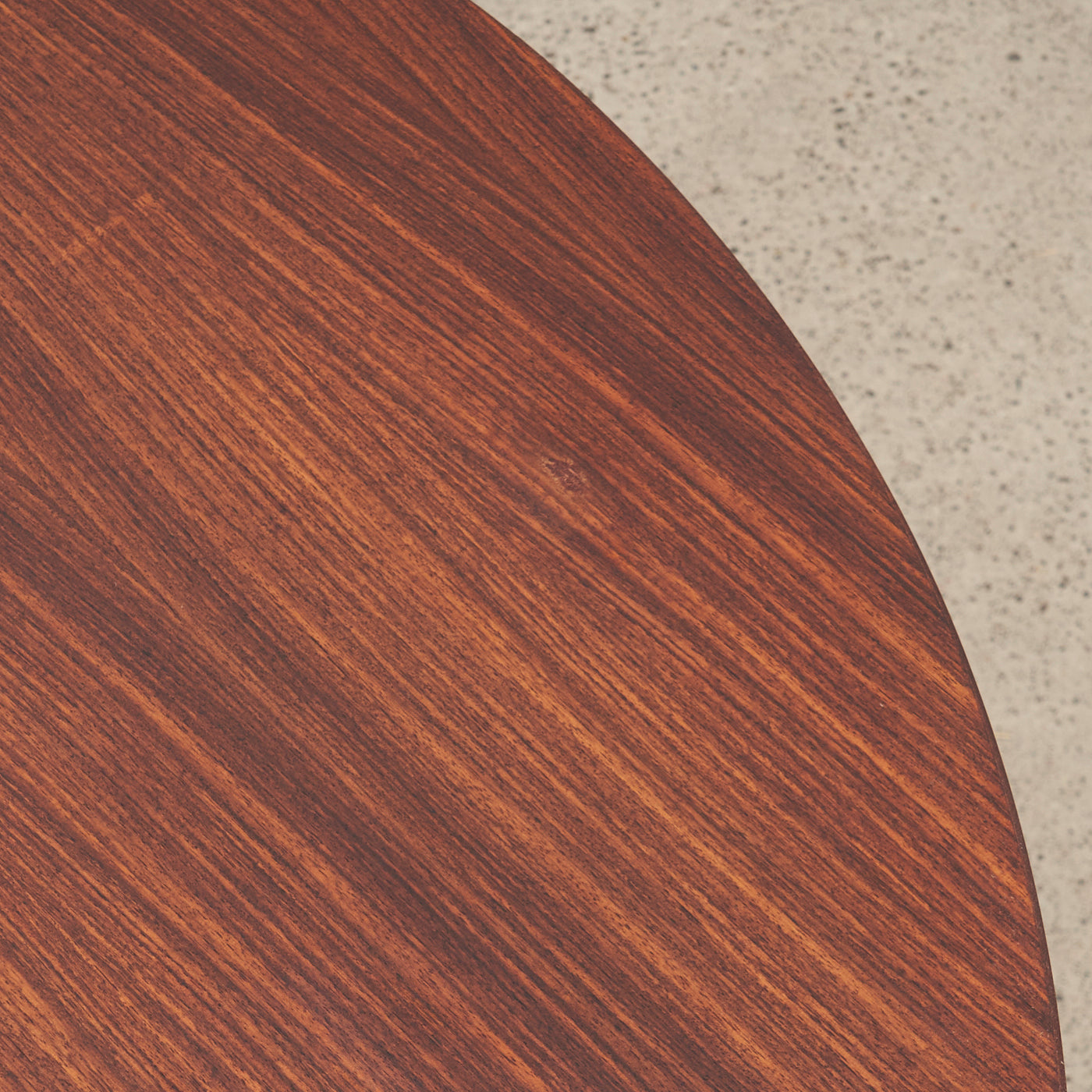 Round Mahogany Dining Table by Cassina, Italy
