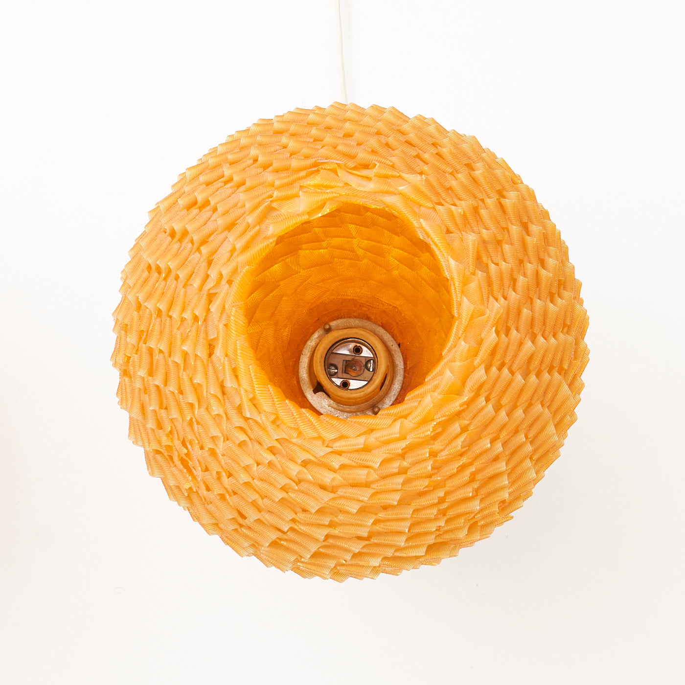 Pair of Plastic & Brass Table Lamps