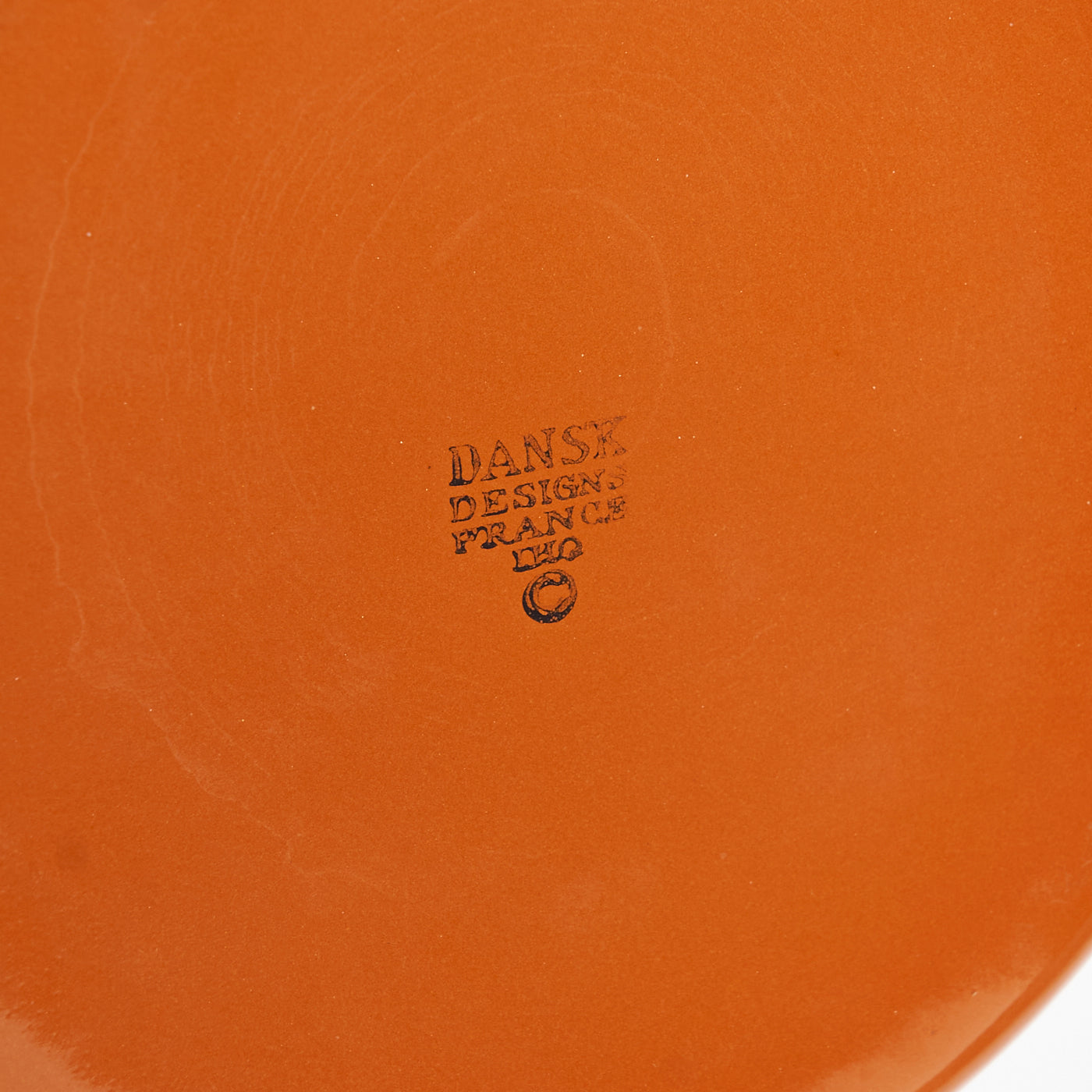 Set of 3 Orange Enamel 'Købenstyle' Bowls by Jens Quistgaard for Dansk