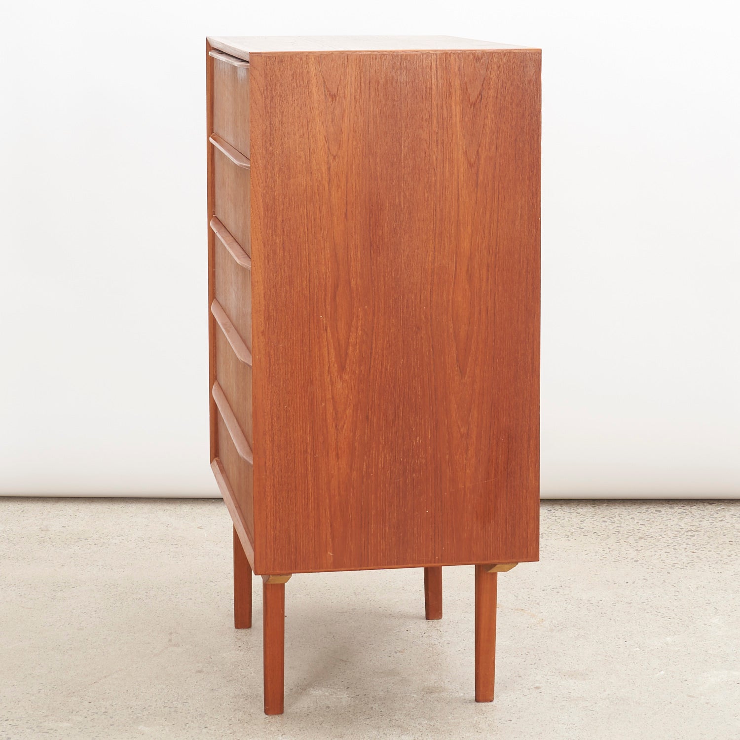 Teak 5 Drawer Dresser