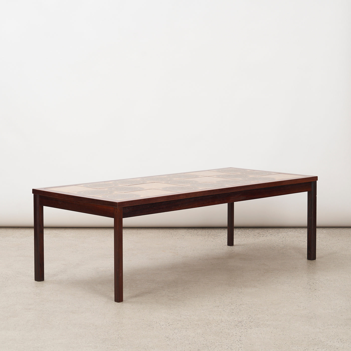 Rosewood Tile Top Coffee Table