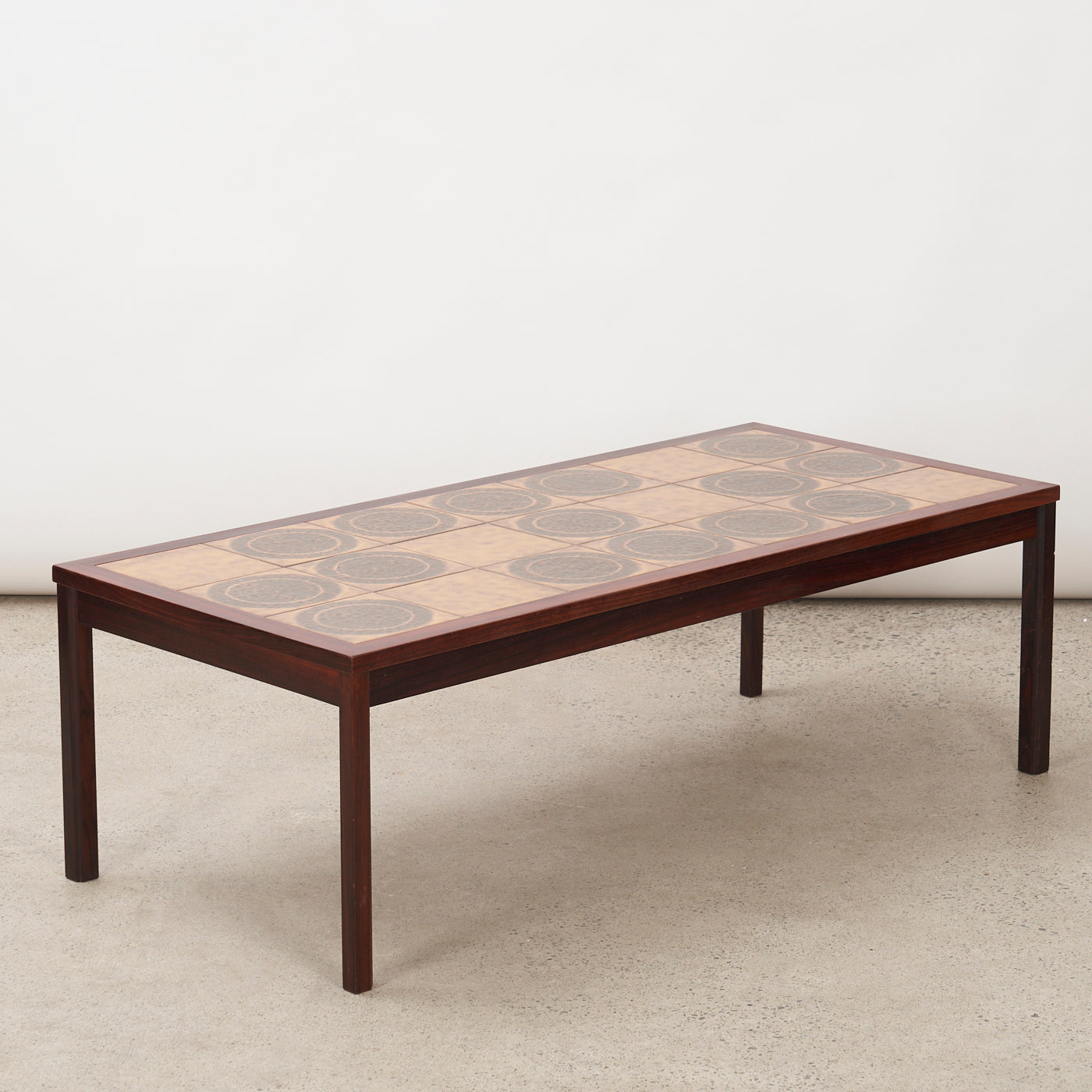 Rosewood Tile Top Coffee Table