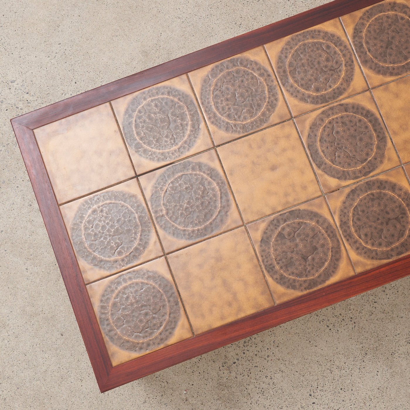 Rosewood Tile Top Coffee Table