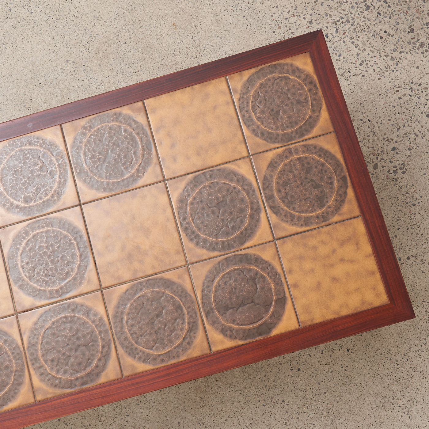 Rosewood Tile Top Coffee Table