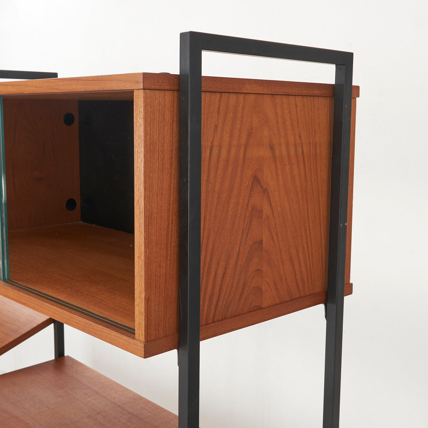 Freestanding Modular Teak Wall Unit