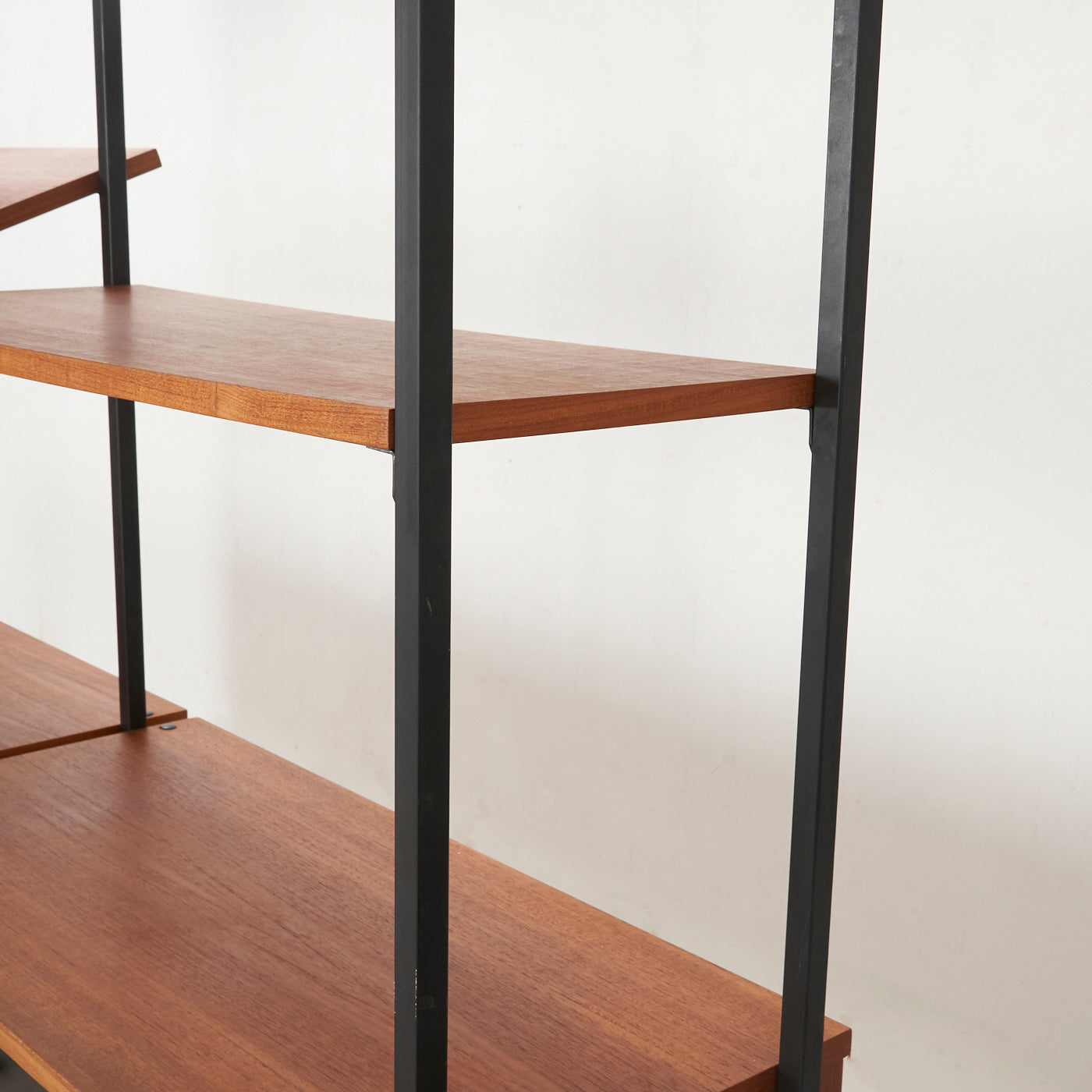 Freestanding Modular Teak Wall Unit