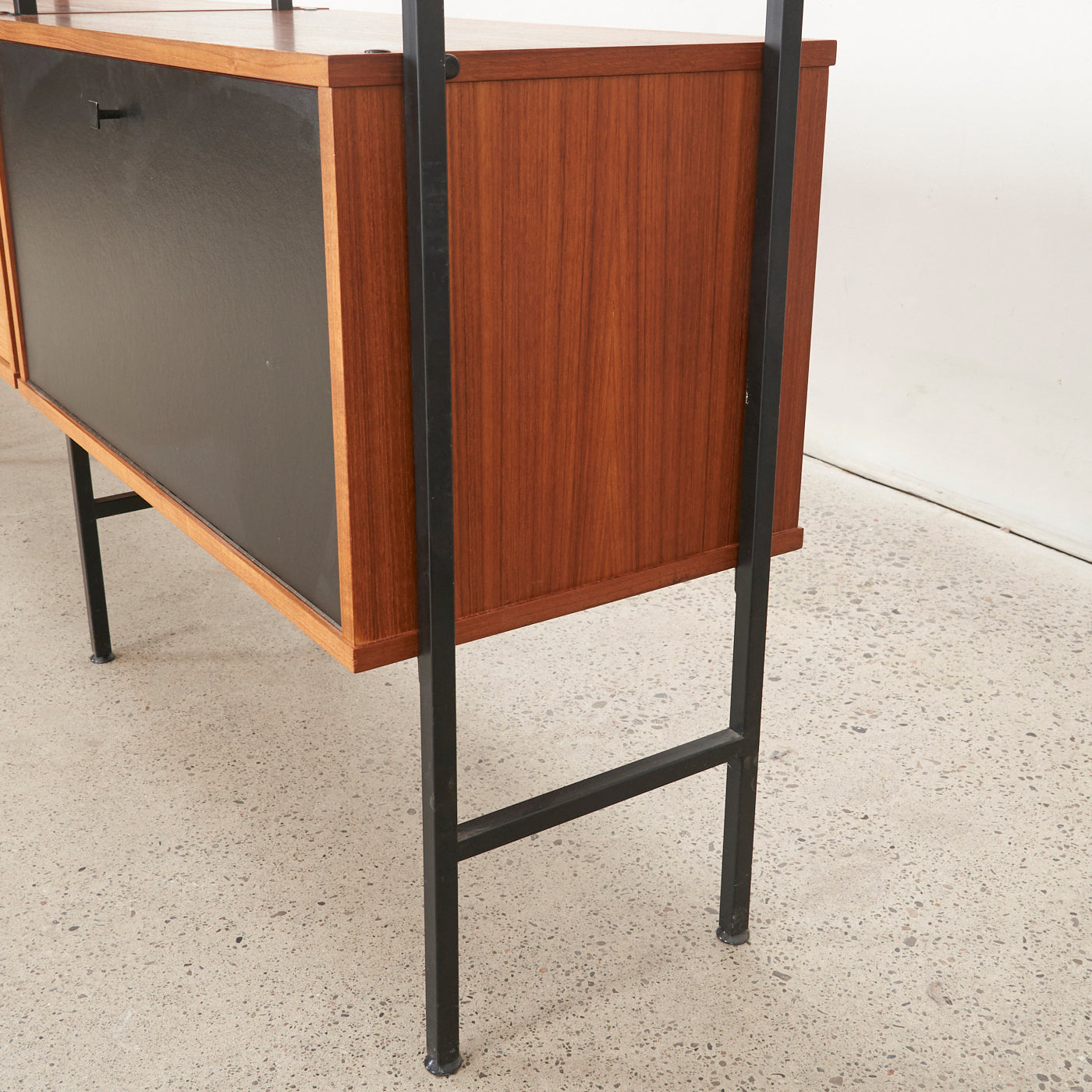 Freestanding Modular Teak Wall Unit