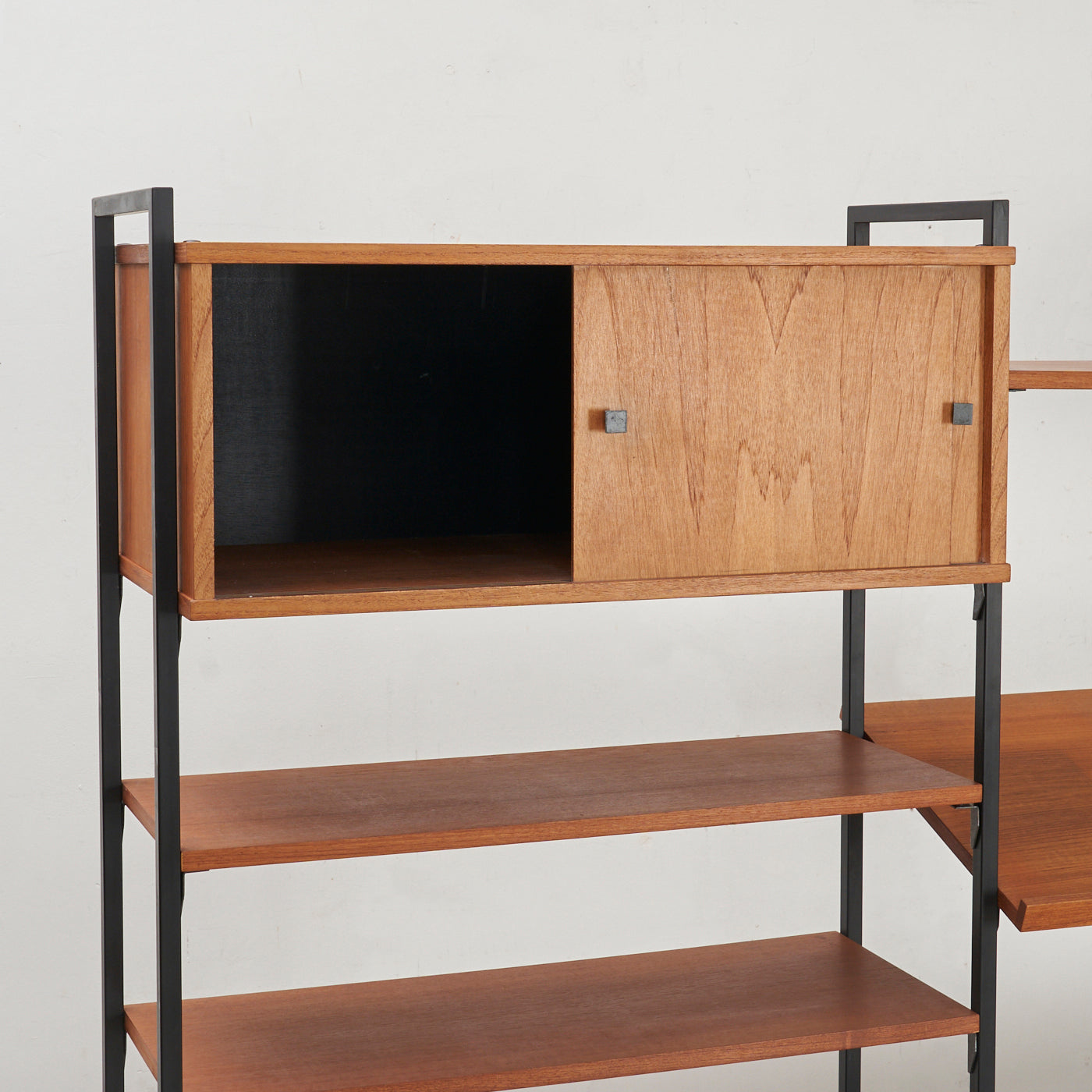 Freestanding Modular Teak Wall Unit