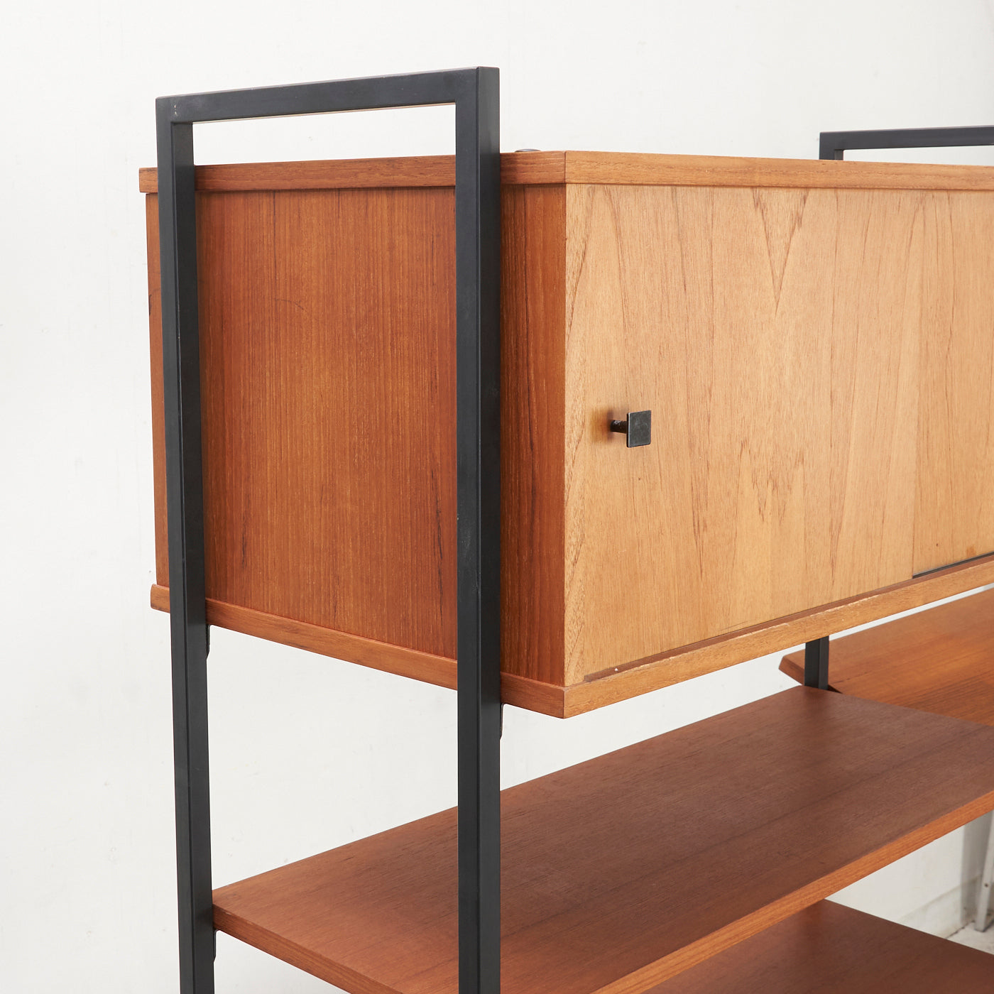 Freestanding Modular Teak Wall Unit
