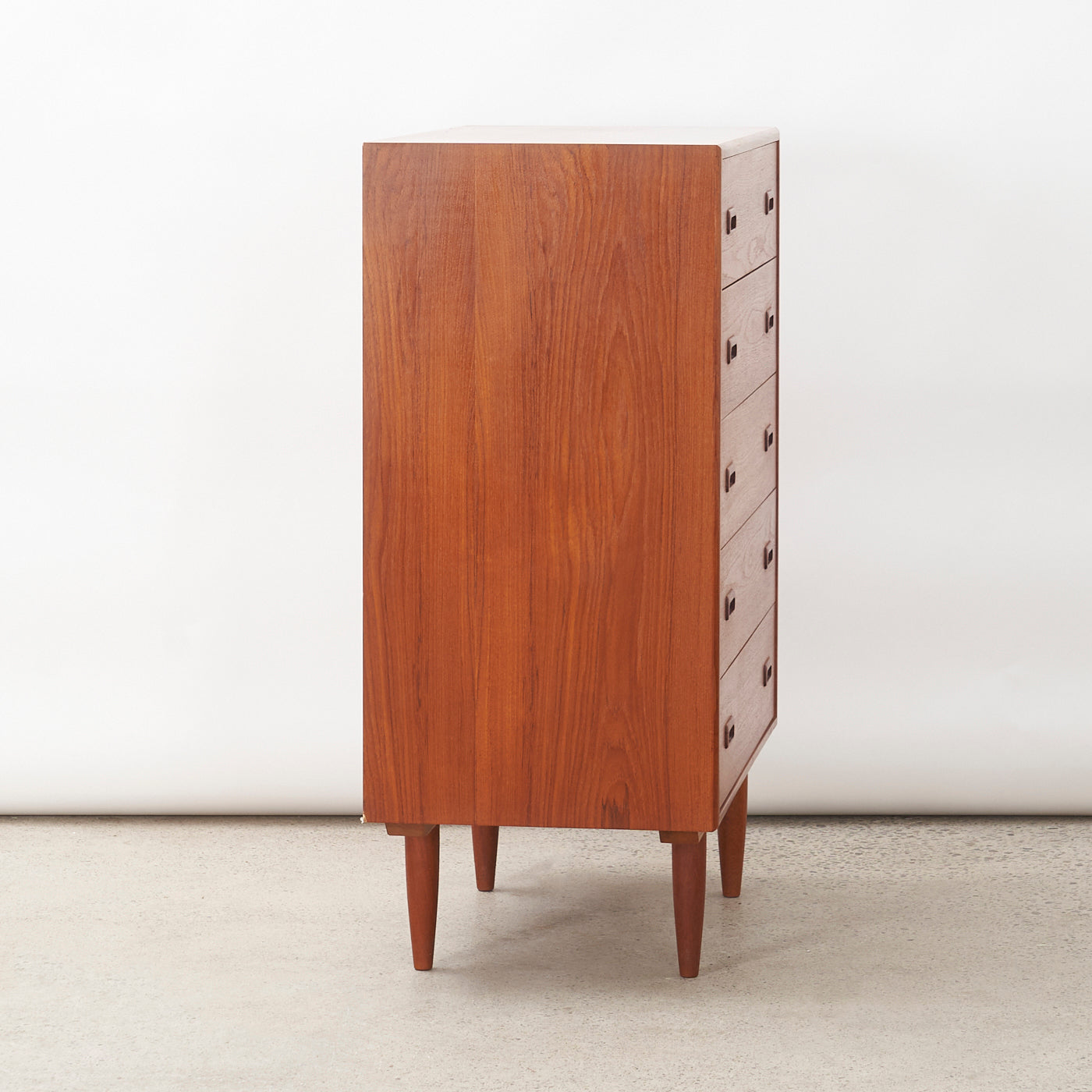 Teak 5 Drawer Dresser